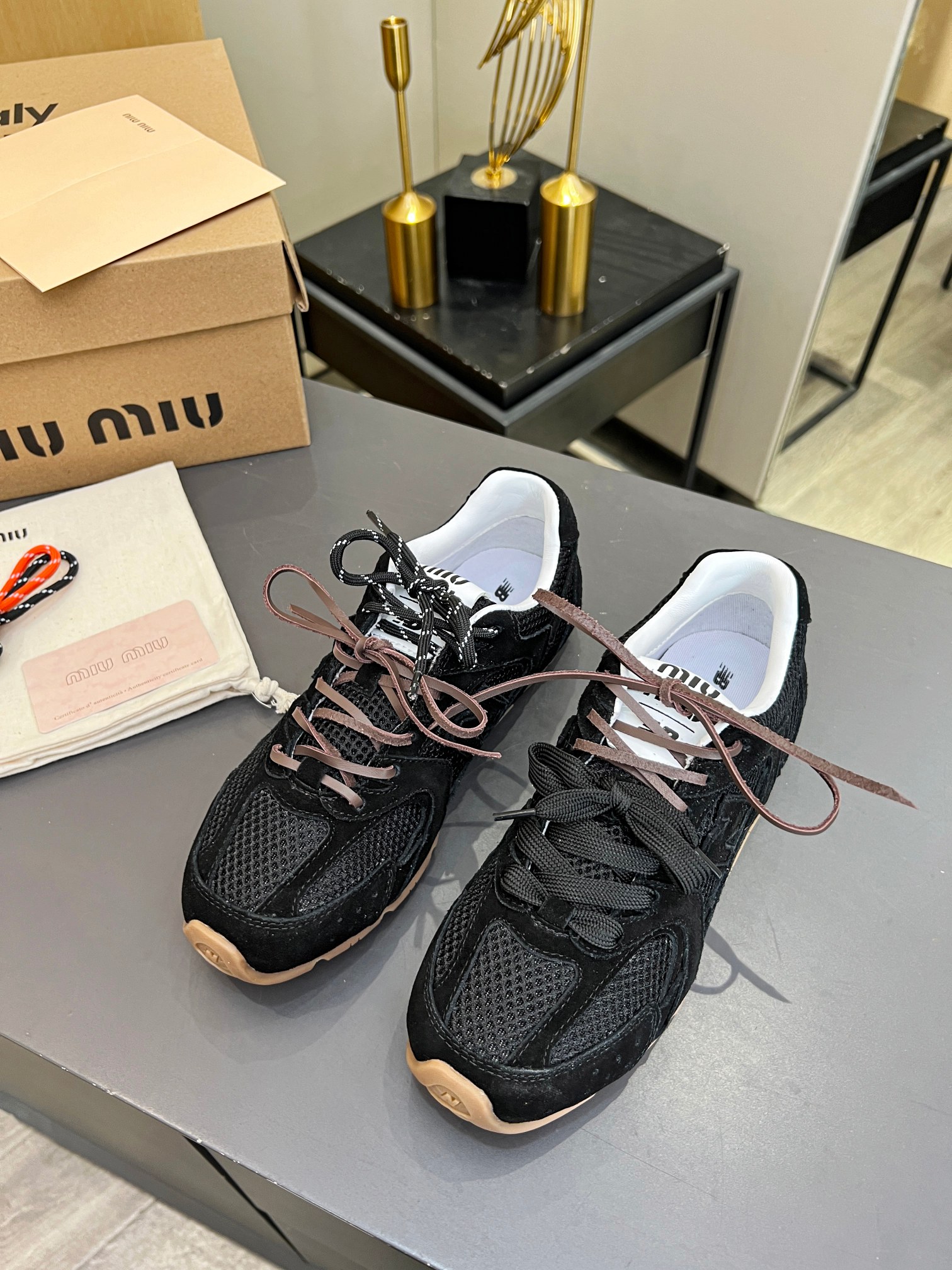 Miu Miu x New Balance 530 Leather Sneakers - Couple Style, Casual & Sporty 5 a1711456063763 1373