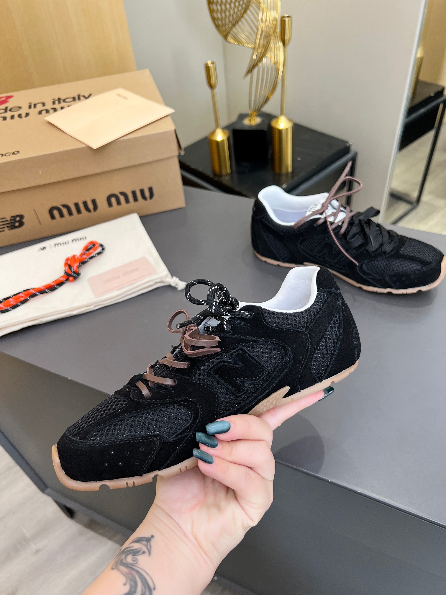 Miu Miu x New Balance 530 Leather Sneakers - Couple Style, Casual & Sporty 8 a1711456072131 3865