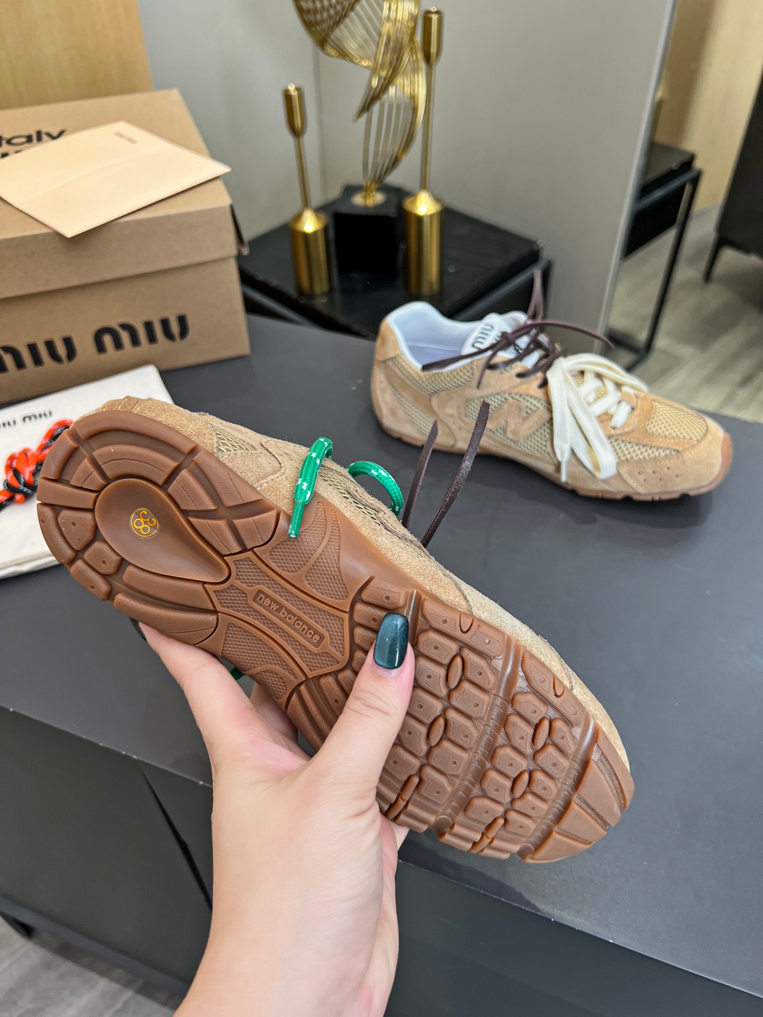 Miu Miu x New Balance 530 Sneakers - Couple Edition, Leather & Mesh, Multiple Colors 9 a1711457108853 4176