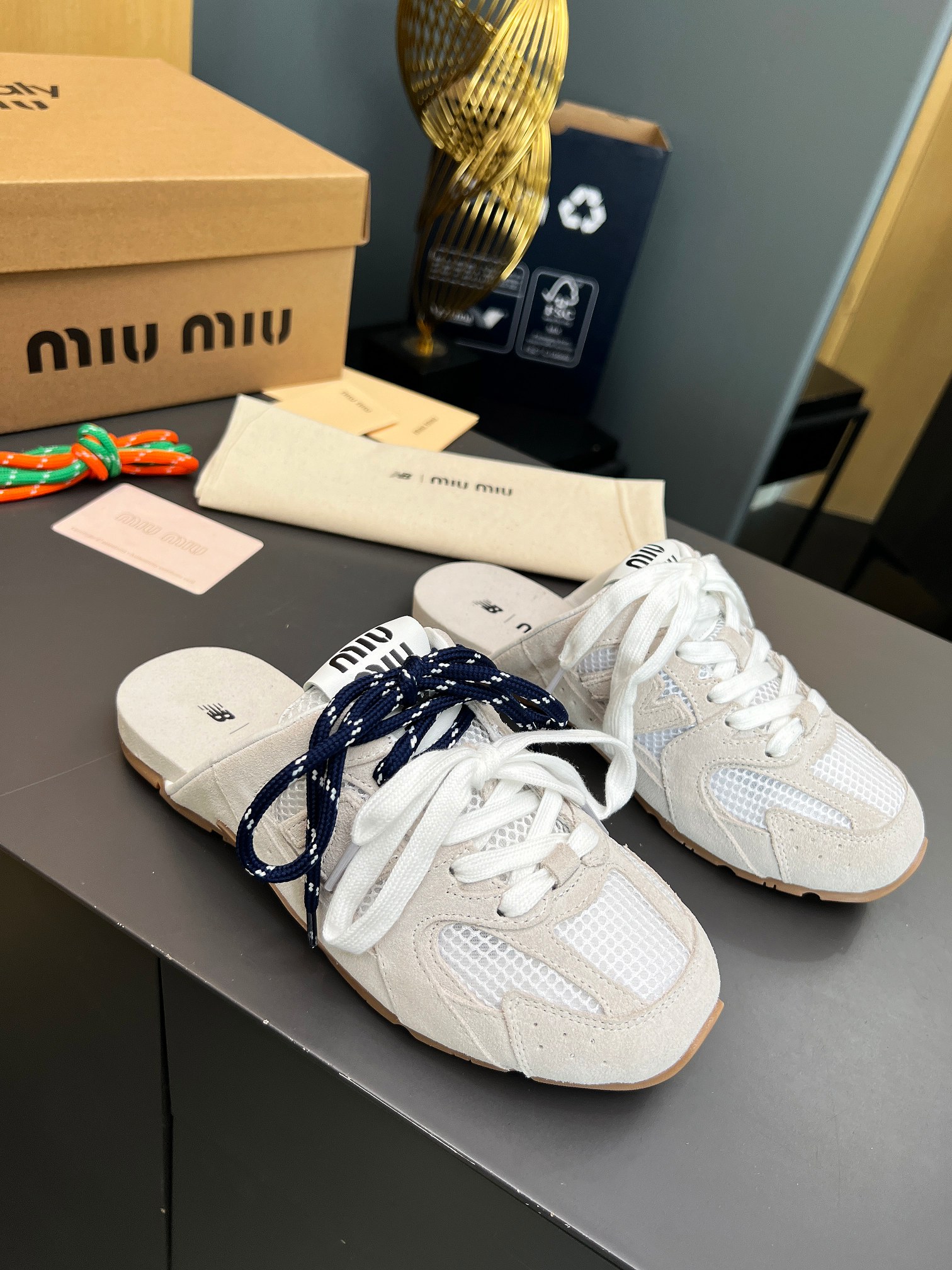 Miu Miu x New Balance 530SL Sneaker Slides - Comfortable & Stylish 2 a1725896557798 1802
