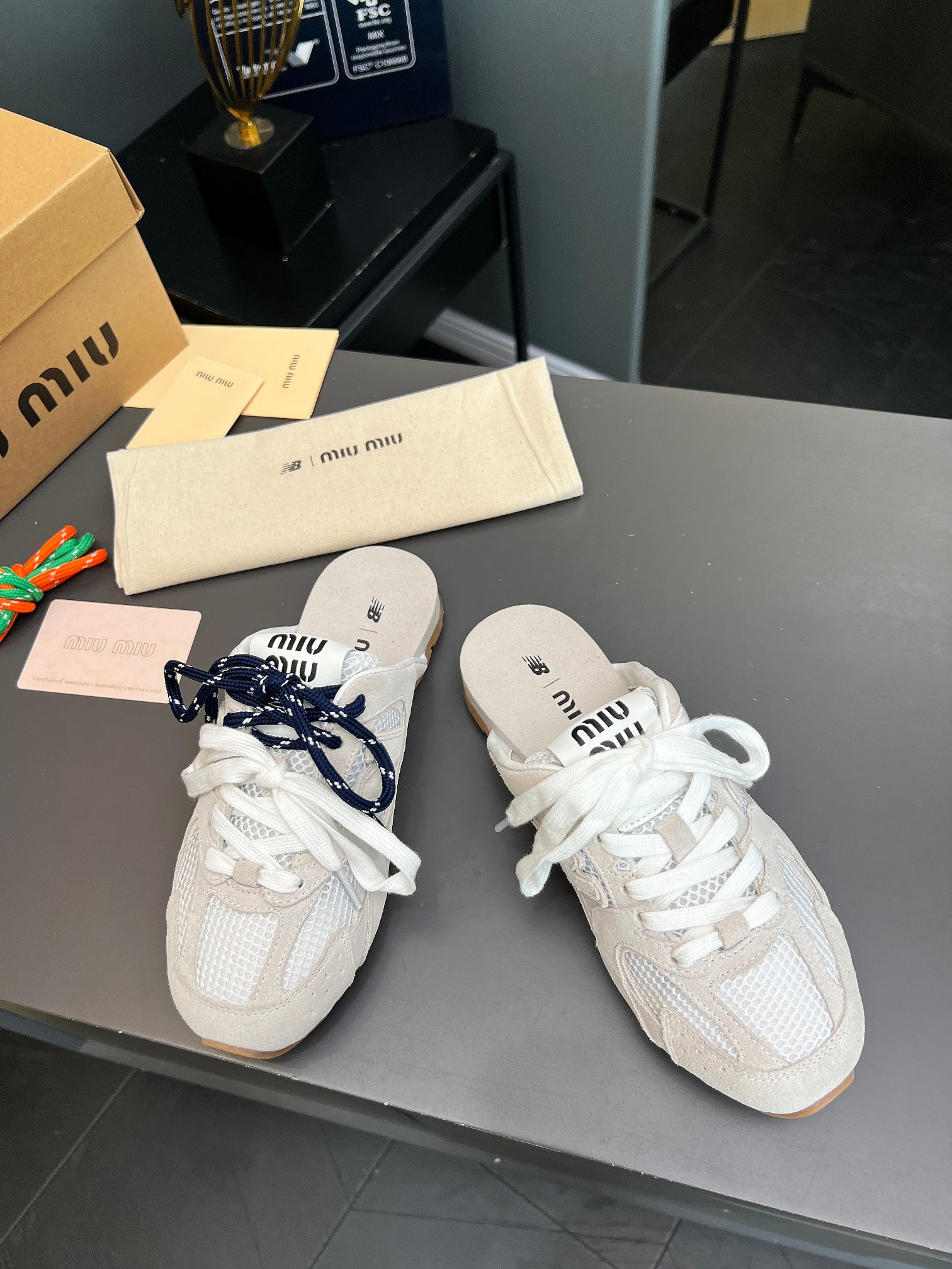Miu Miu x New Balance 530SL Sneaker Slides - Comfortable & Stylish 7 a1725896564496 1478