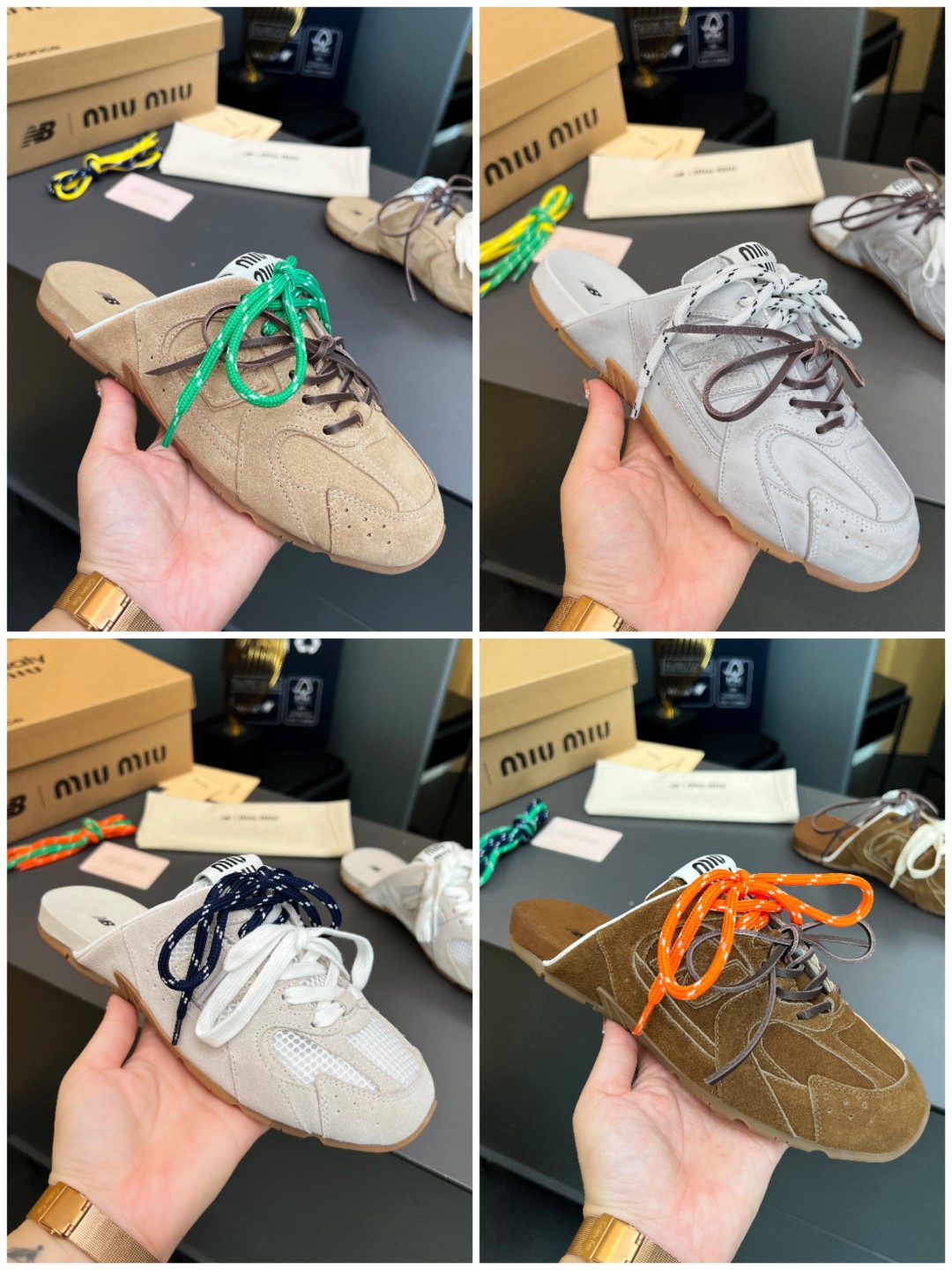 Miu Miu x New Balance 530SL Suede Mules Slides Sneakers 8 a1726063949160 5113