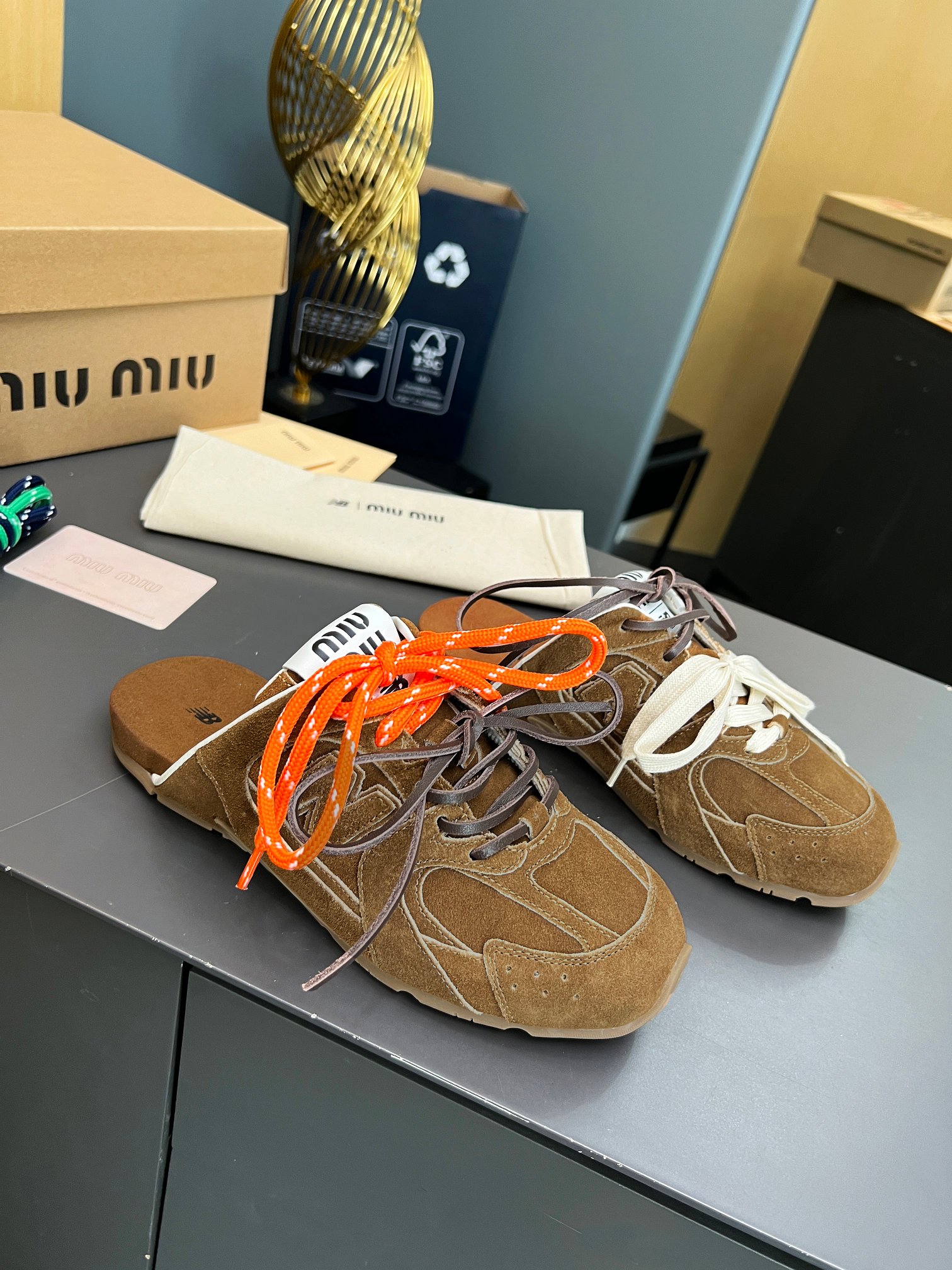 Miu Miu x New Balance 530SL Suede Mules Slides Sneakers 2 a1726063949585 5302