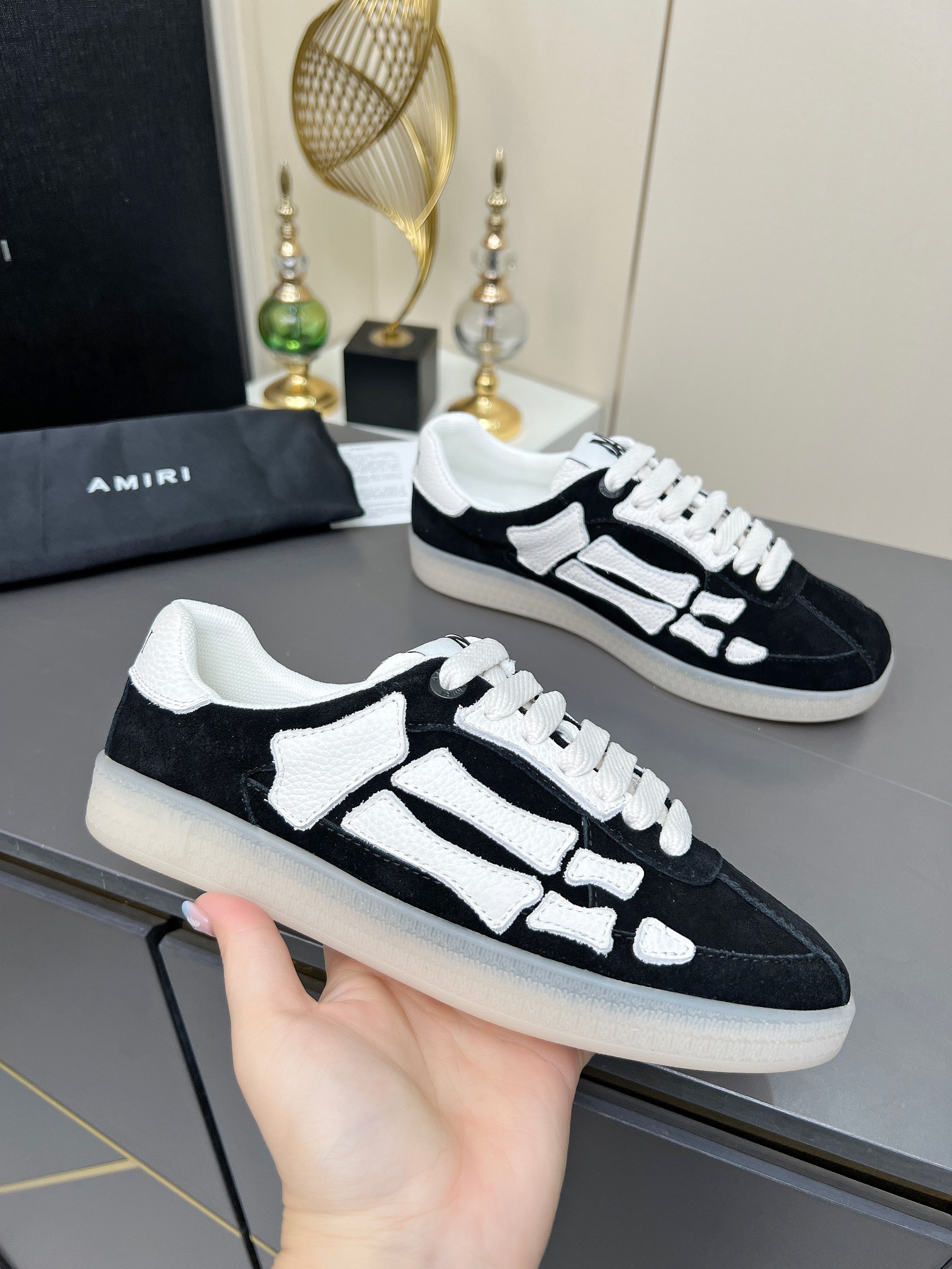 Amiri Amiri骨头鞋 特价 35/1 36/2 37/2 38/2 40/1