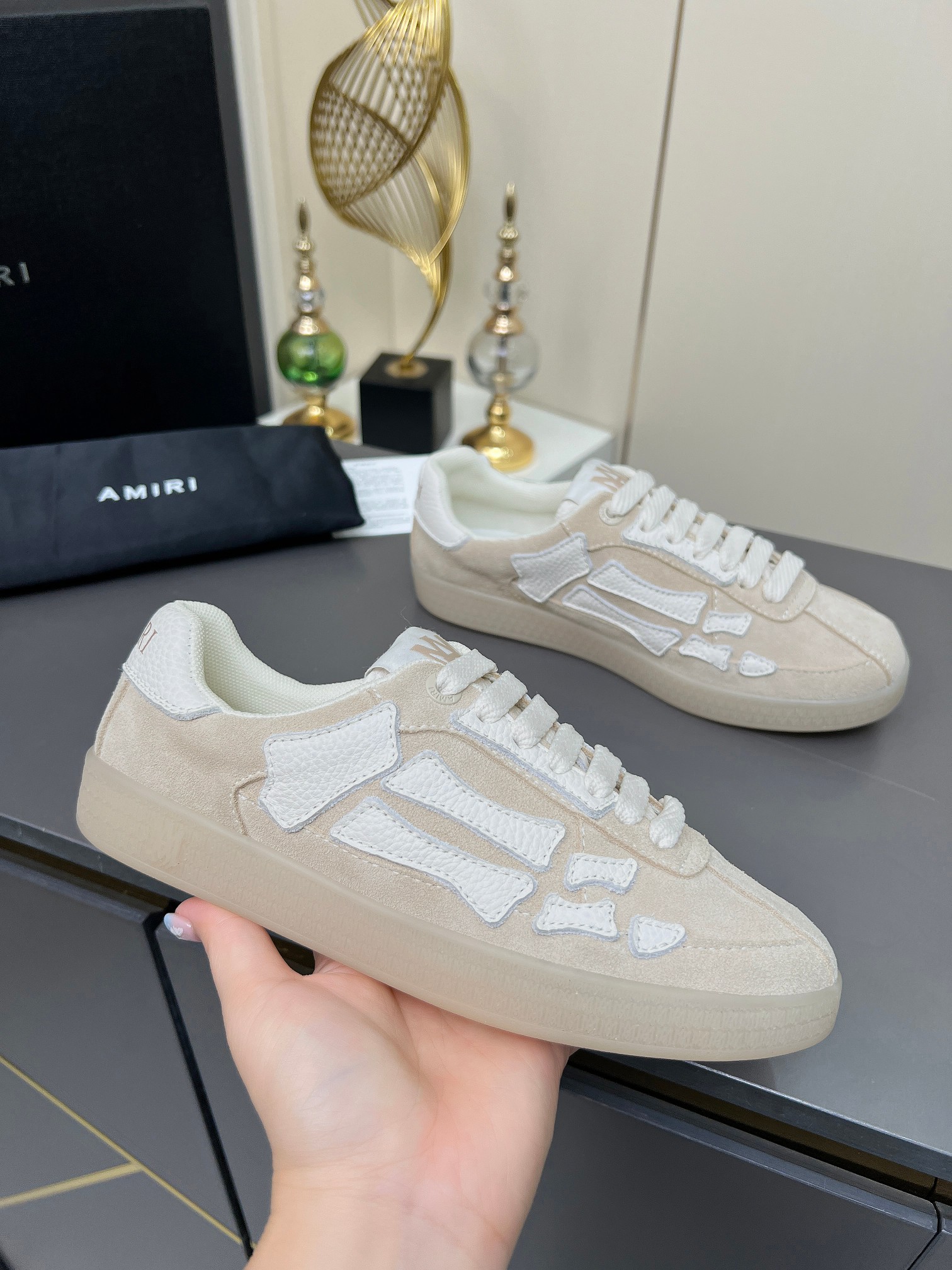 Amiri Amiri骨头鞋 特价 35 36 37 38