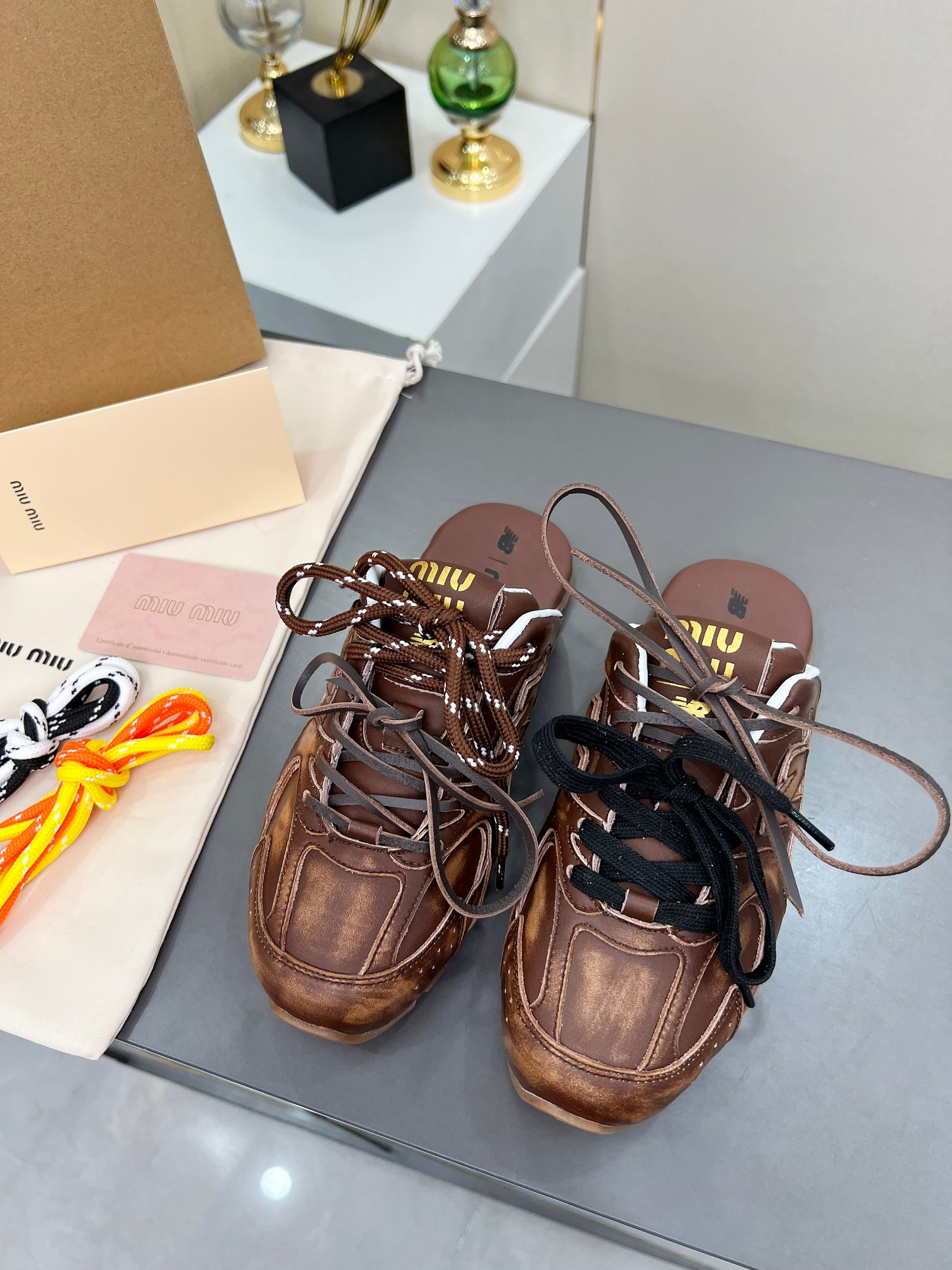 Miu Miu x New Balance 530SL Leather Slides - Unisex Casual Sneakers 4 a1736978808212 1243