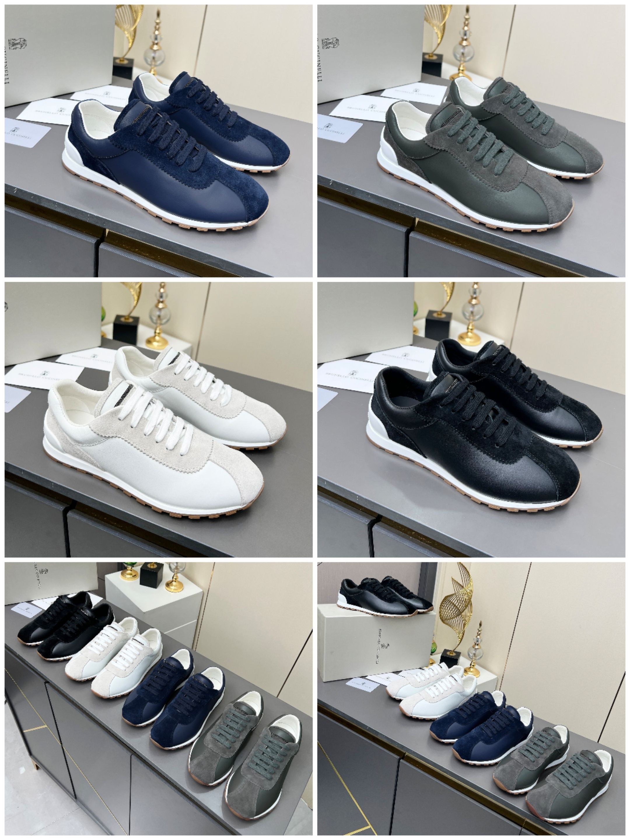 NO:164812,【Collected Picture】BC【brunello Cucinelli】2025 new new women's striped suede casual sneakers (decorative beaded sneakers) High mercerized beef tiles spliced ​​cowhide leather with Logo hardware chain without fading Inner counter imported cowhide leather footbed counter imported cowhide leather Outsole Original TPR outsole Size 35--40, casual shoes/sports shoes, brunello cucinelli, sneakers, cowhide, chamois leather19860909【集合图】BC【brunello Cucinelli】2025新款新品女士条纹麂皮休闲运动鞋（装饰镶珠运动鞋） 鞋面高丝光牛猄拼接牛皮,搭配Logo五金链条不掉色 内里专柜进口牛皮 垫脚专柜进口牛皮 大底原版TPR大底 码数35--40,,休闲鞋/运动鞋,brunello cucinelli,sneakers,cowhide,chamois leather,Women's Shoes