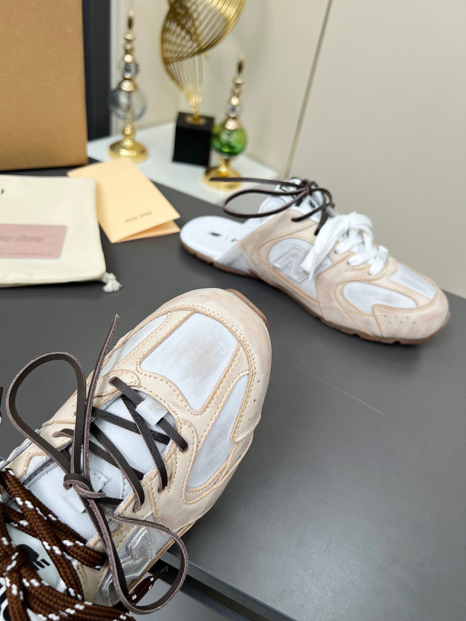Miu Miu x New Balance 530SL Leather Sneakers Slides - Unisex Design 6 a1742943174484 5516