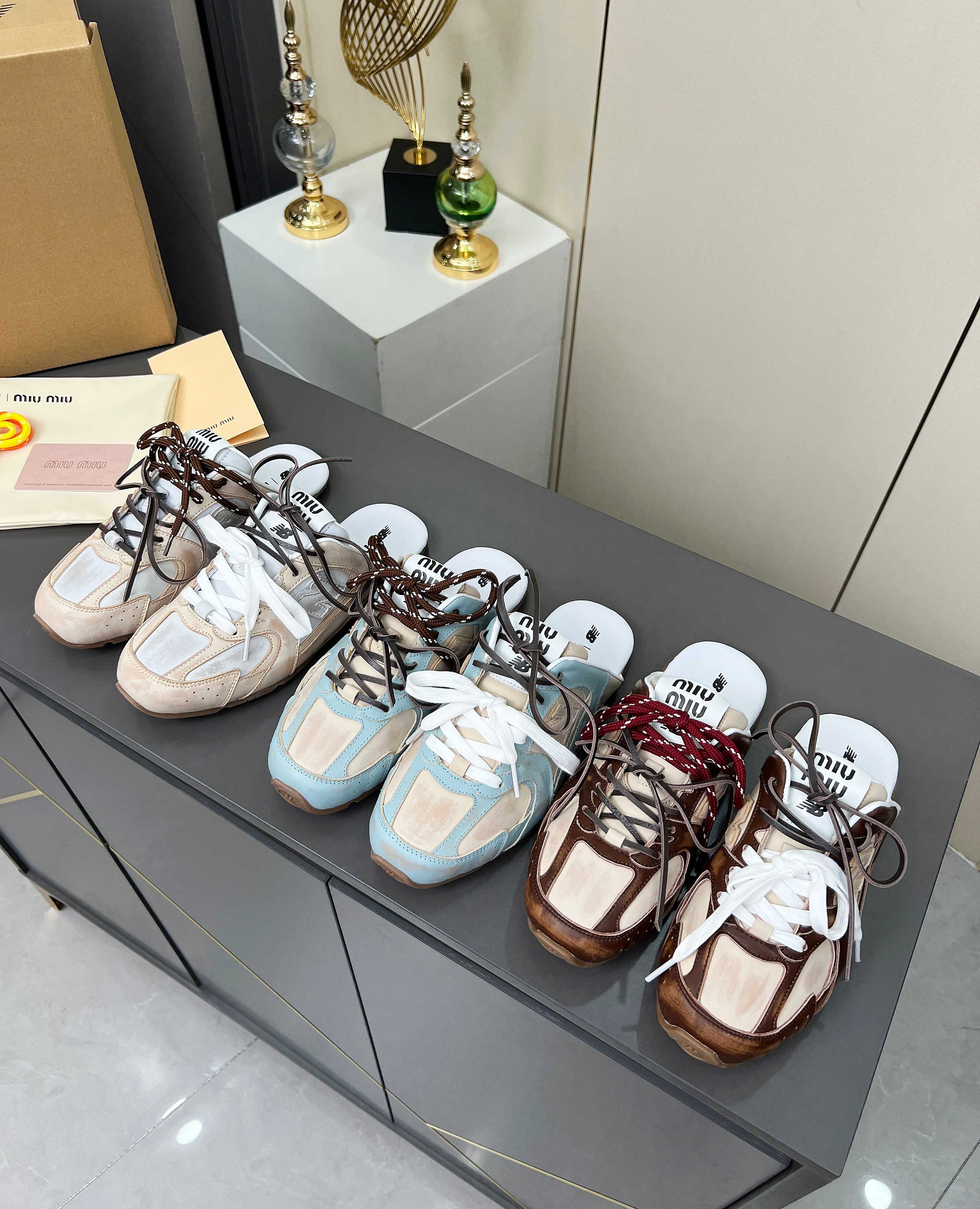 Miu Miu x New Balance 530SL Leather Sneakers Slides - Unisex Design 8 a1742943177536 1628