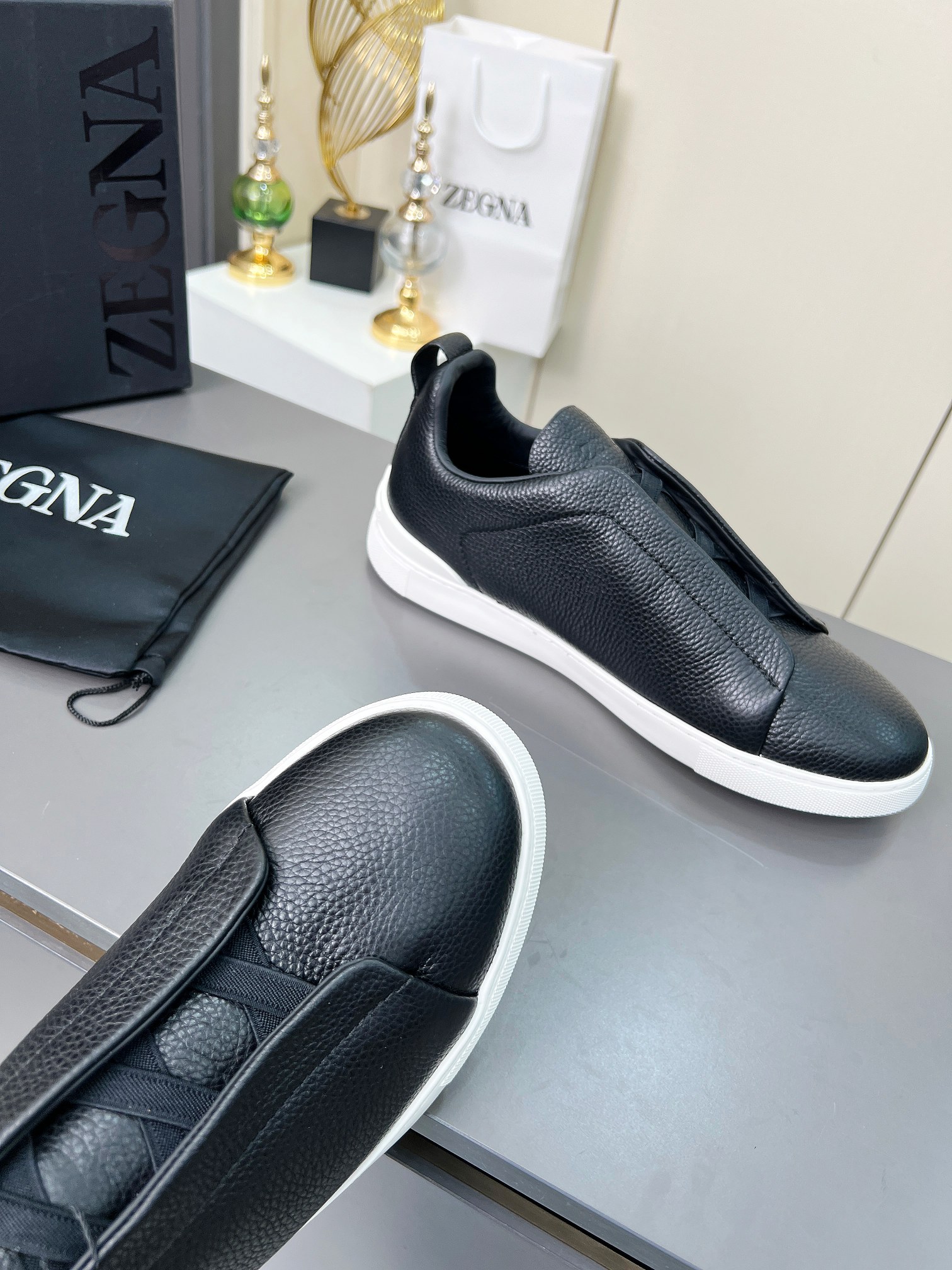 Ermenegildo Zegna Triple Stitch Sports Shoes: Stylish, Comfortable, Limited Edition. - 图片 7