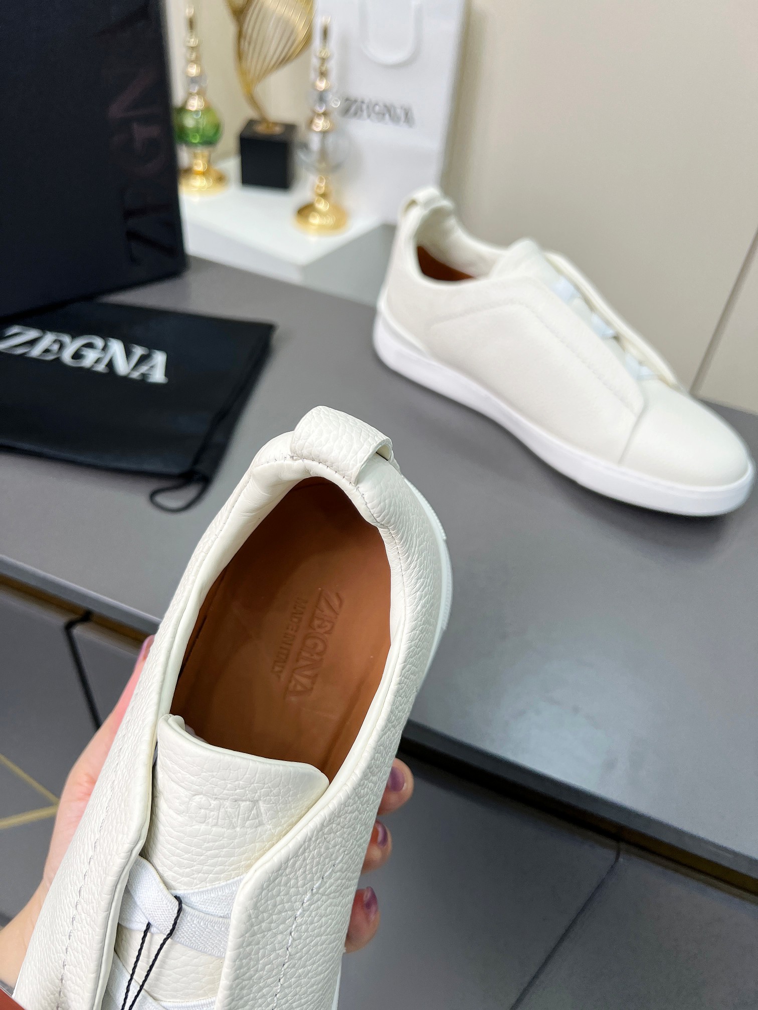 Ermenegildo Zegna Triple Stitch Sports Shoes: Limited Edition High-Quality Tweed Footwear - 图片 7