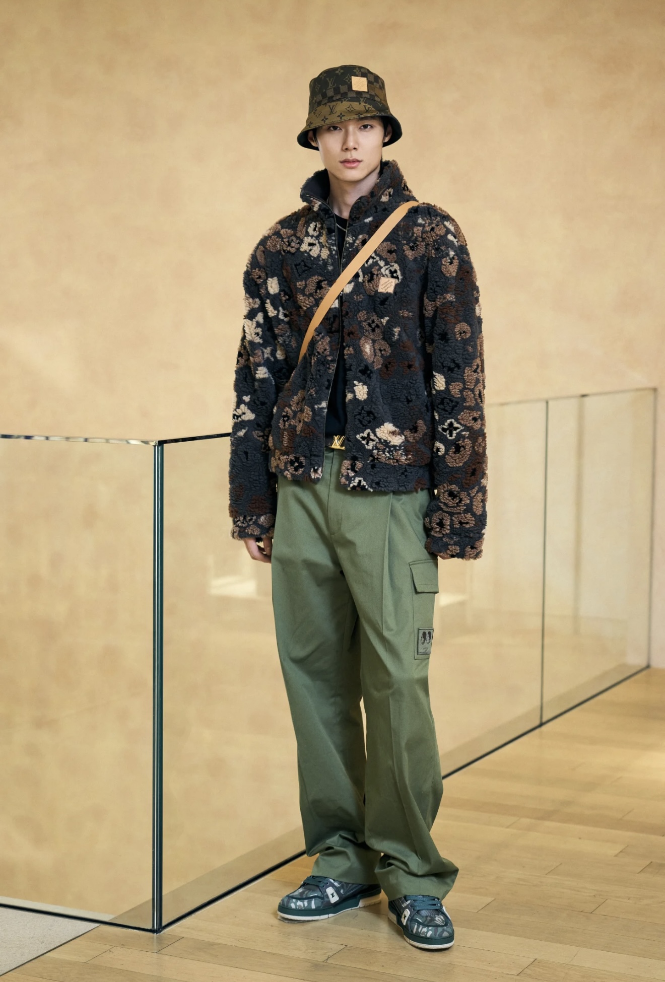 Louis Vuitton Nigo Series 3D Embroidered Pocket Cargo Pants - Stylish & Functional 9 i1758742946756 401 0 7