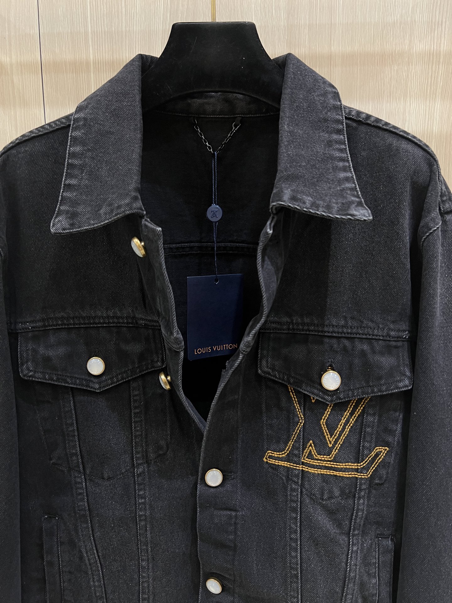 Louis Vuitton Pearl Button Denim Jacket & Jeans Set - Chic & Stylish 6 i1759398010700 8132 0 3