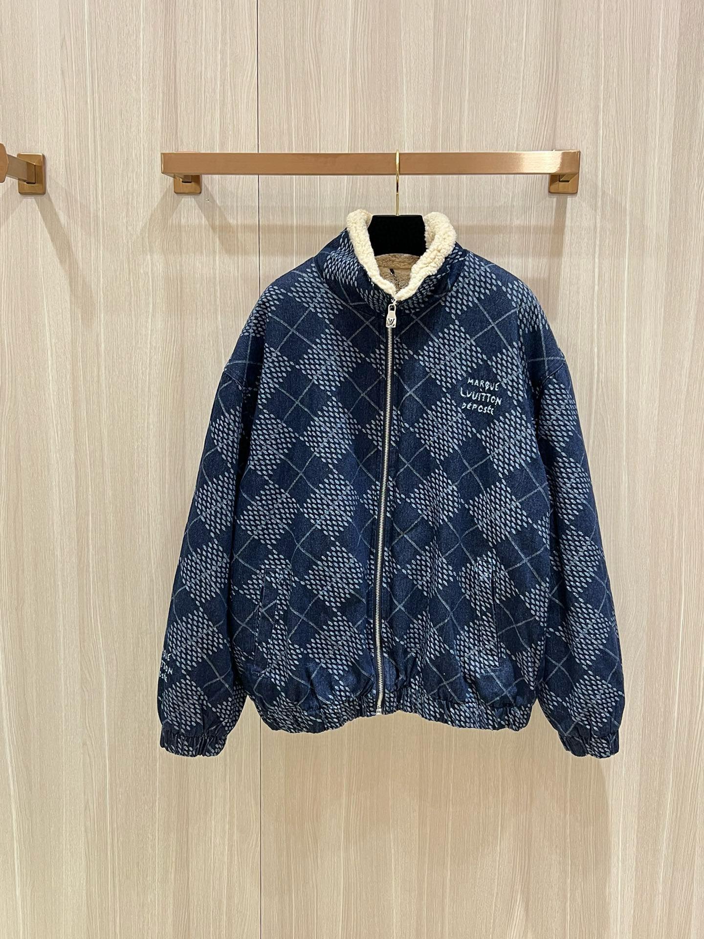 Louis Vuitton 25SS Dog Series Cashmere Denim Jacket - Collector's Edition 2 i1760173051458 5286 0 0