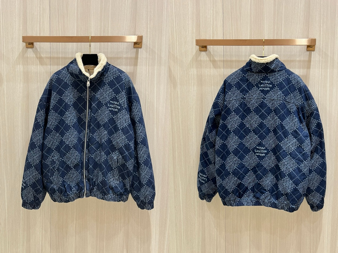 Louis Vuitton 25SS Dog Series Cashmere Denim Jacket - Collector's Edition 8 i1760173054178 1861 0 6