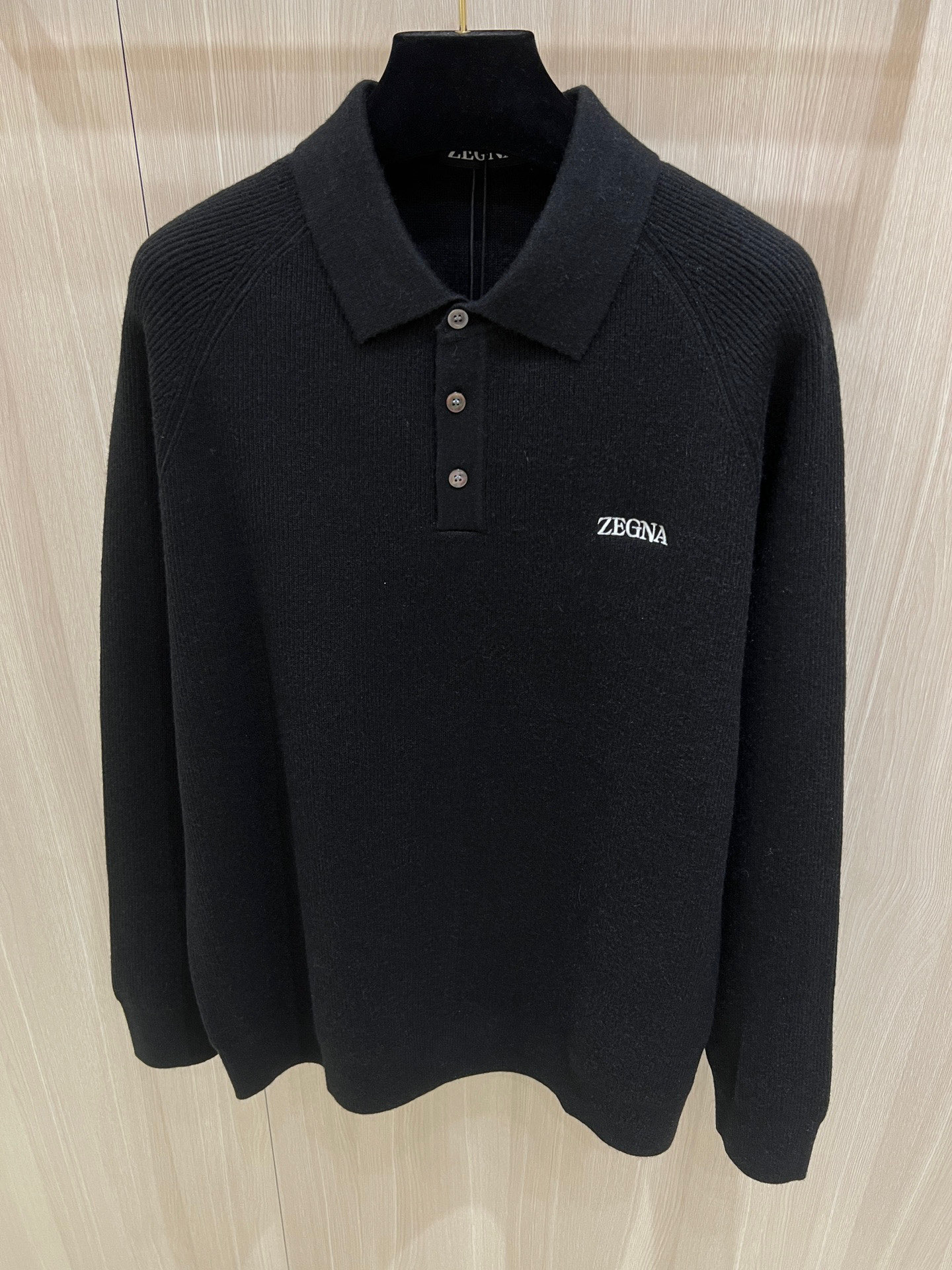 Zegna Wool Blend Sweater, Classic Logo Design, Soft & Warm Knit 3 i1763491291321 9802 0 1