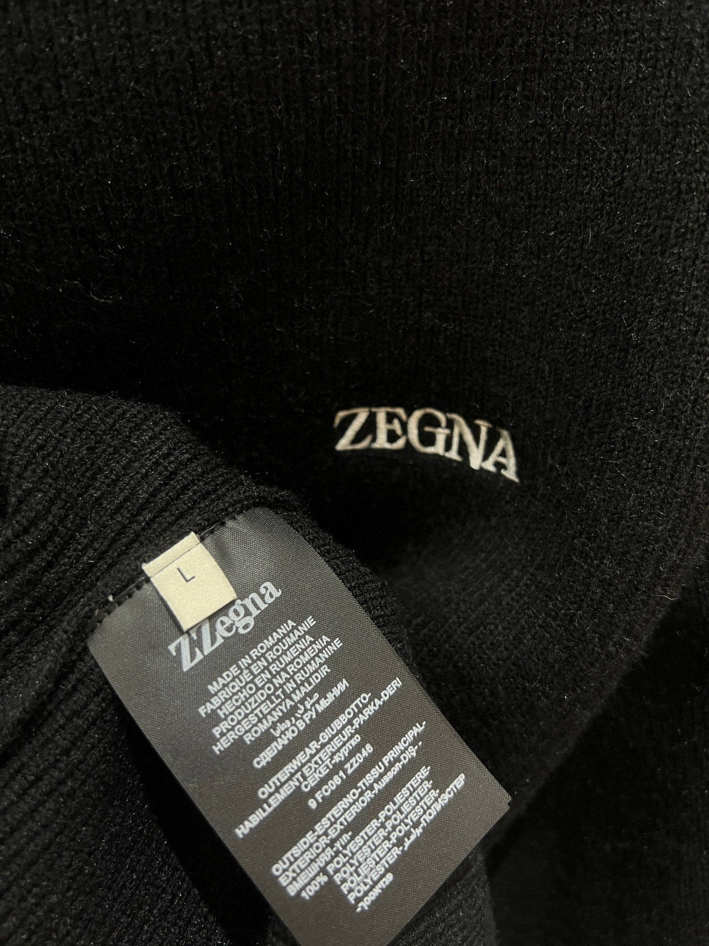 Zegna Wool Blend Sweater, Classic Logo Design, Soft & Warm Knit 6 i1763491292694 6183 0 4