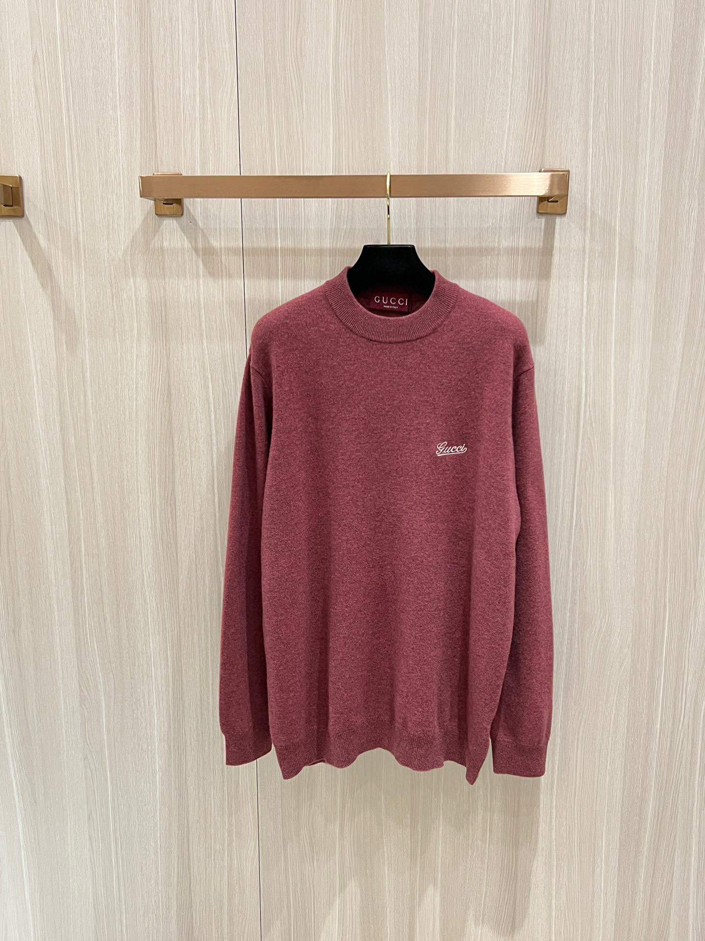 Gucci Red Wool Sweater: Unisex, Cozy, and Stylish – S to L Sizes Available
