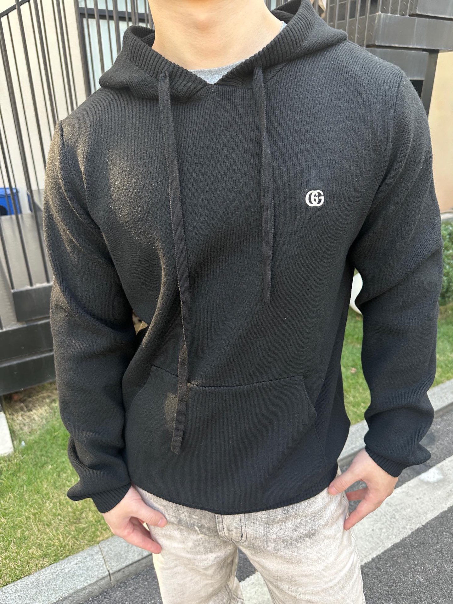 Gucci Gold Line Letter Hoodie: Unisex Sweater, Soft Fabric, S-L Sizes 8 i1763492110039 1183 0 6