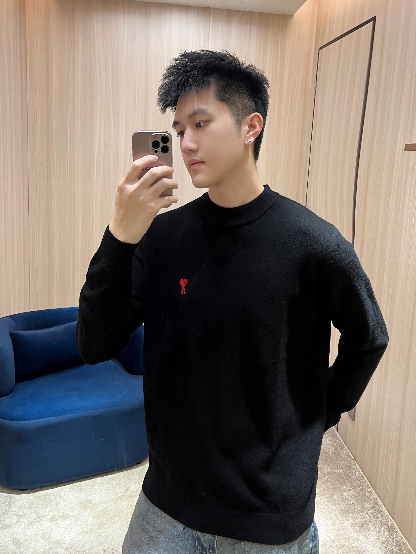 Ami Heart Wool Sweater Unisex - Cozy & Stylish Fall/Winter Fashion 8 i1763493482465 8027 0 6