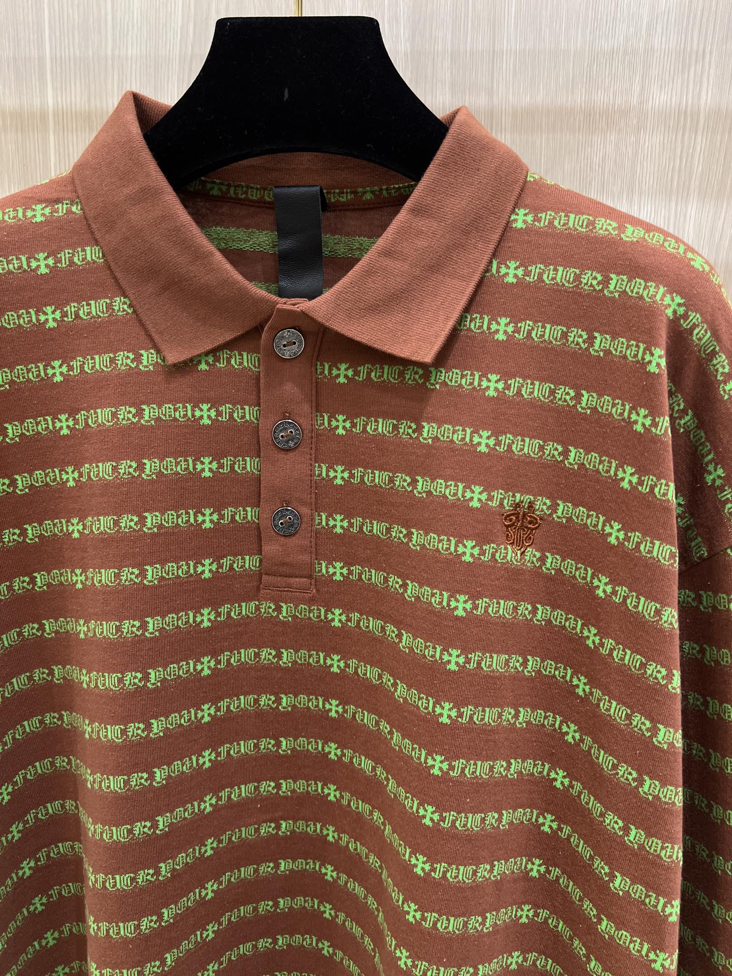 Chrome Hearts Striped Long Sleeve Polo Shirt - Premium Quality & Design 4 i1764157610148 6338 0 2