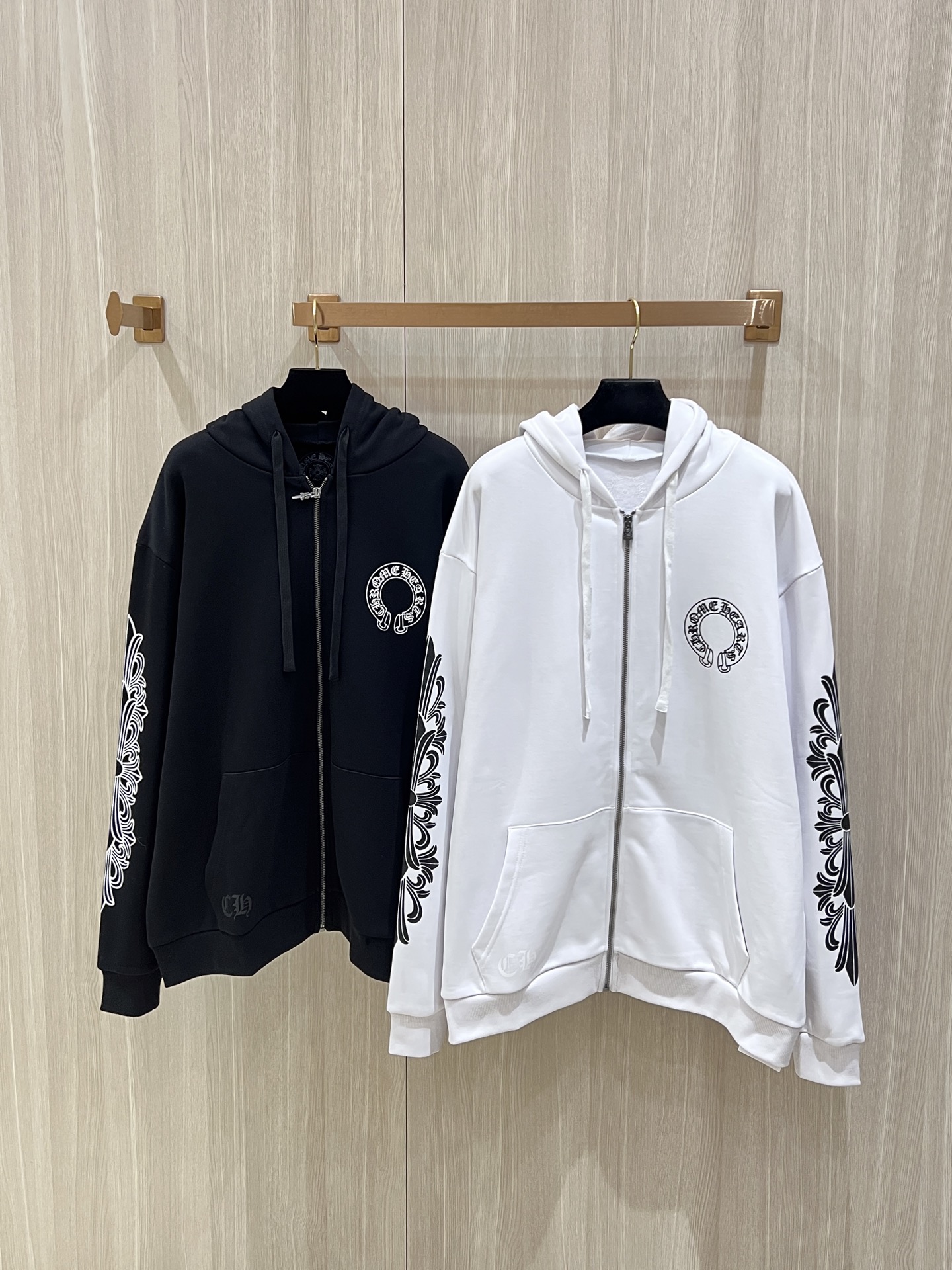 Chrome Hearts Horseshoe & Dragon Zip-Up Hoodie - Vintage Style, Premium Fabric 7 i1764158000715 9872 0 6