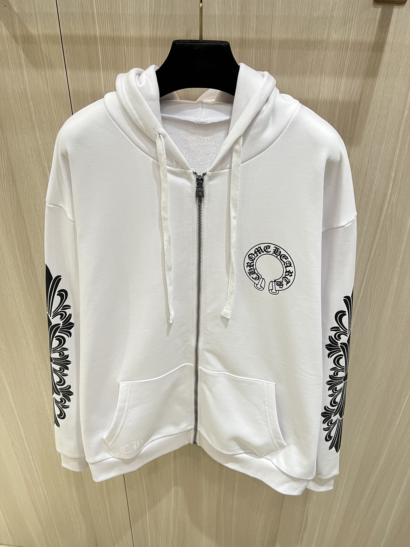 Chrome Hearts Horseshoe & Dragon Zip-Up Hoodie - Vintage Style, Premium Fabric 3 i1764158018407 1302 0 1