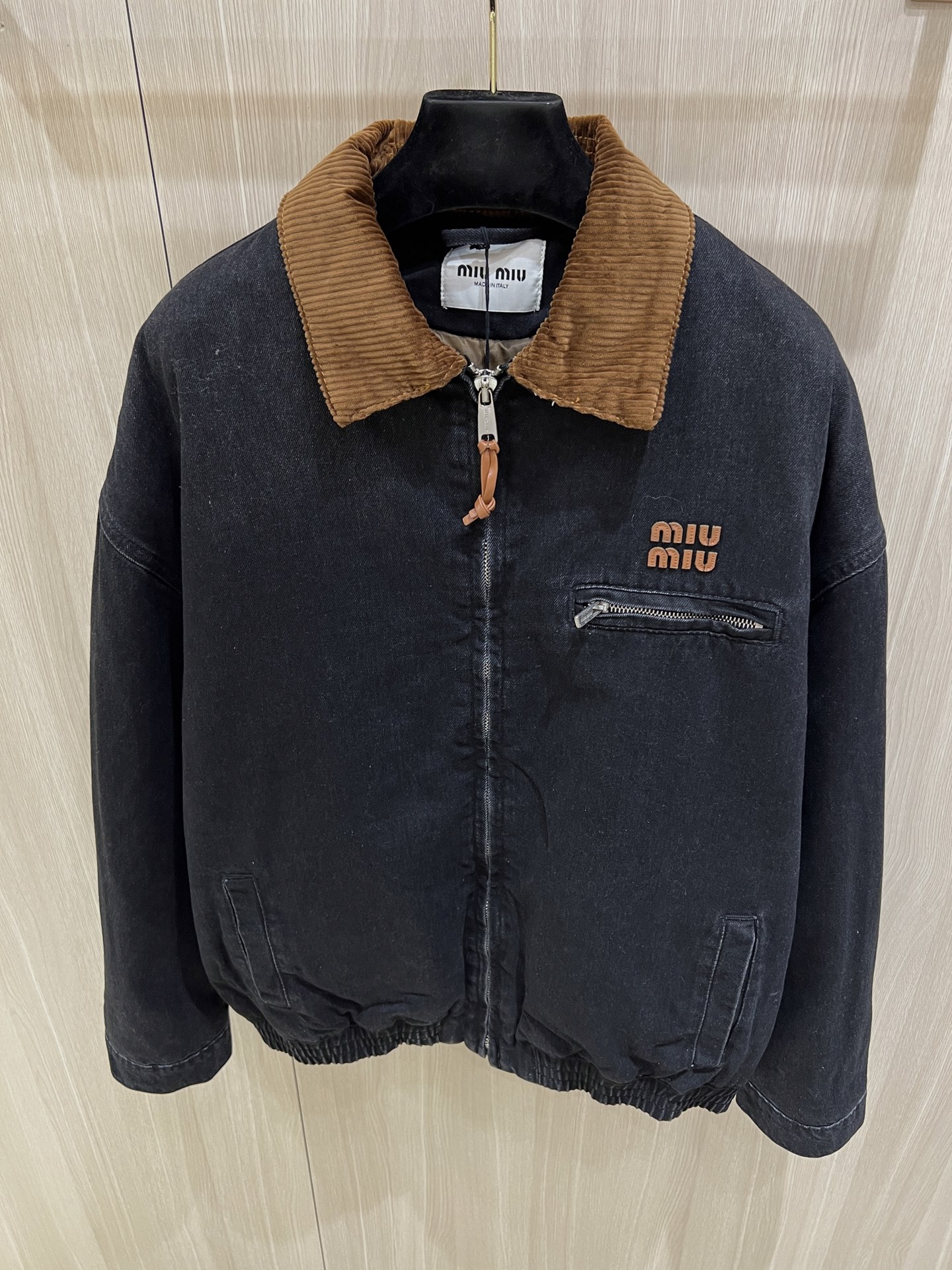 Miu Miu Corduroy-Collar Denim Cotton Jacket - Retro Workwear Aesthetic 3 i1764357655695 4768 0 1