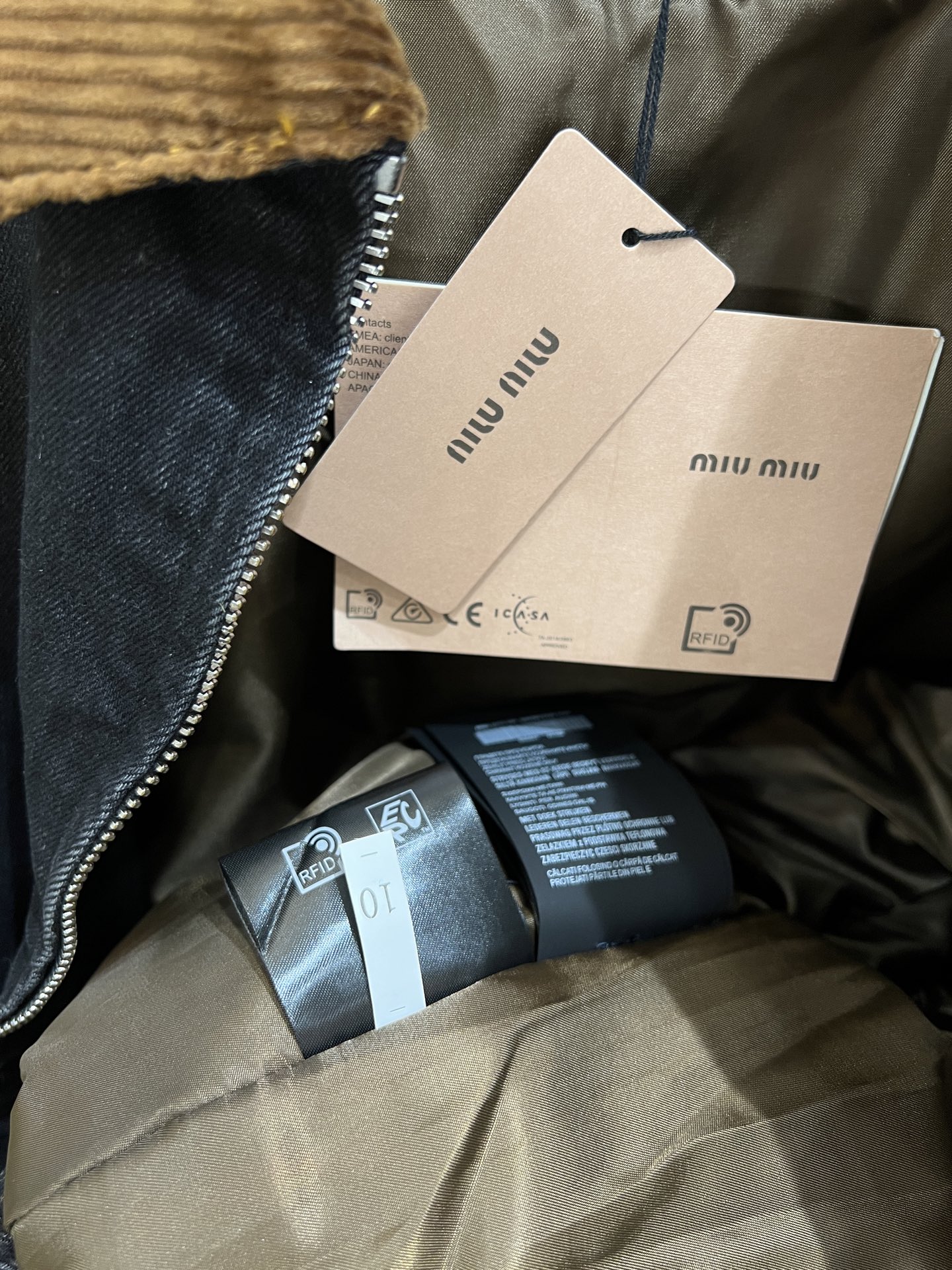 Miu Miu Corduroy-Collar Denim Cotton Jacket - Retro Workwear Aesthetic 6 i1764357655758 1110 0 4