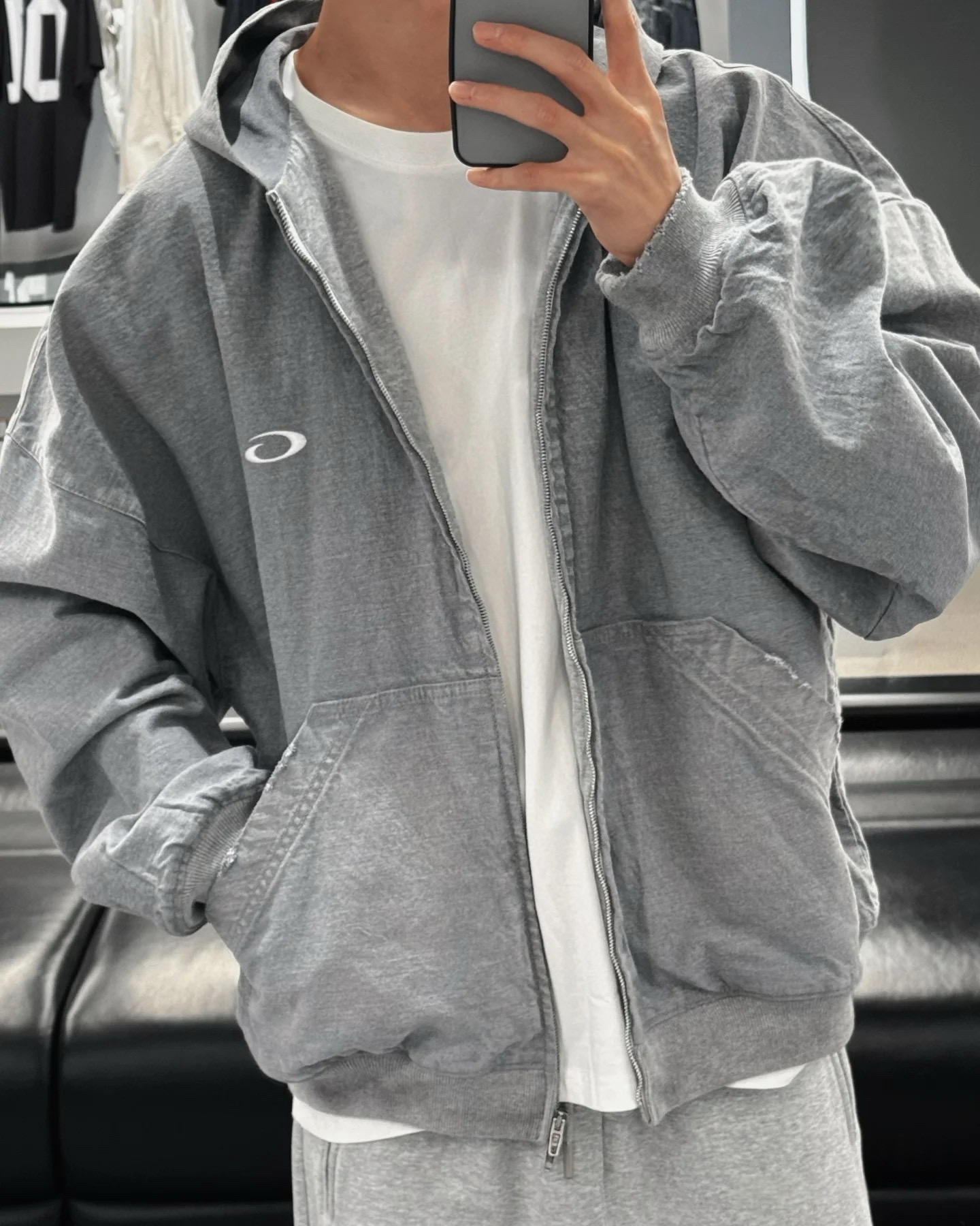 Balenciaga Distressed Denim Jacket - Stylish Gray Cotton Outerwear 9 i1764442757974 2216 0 7