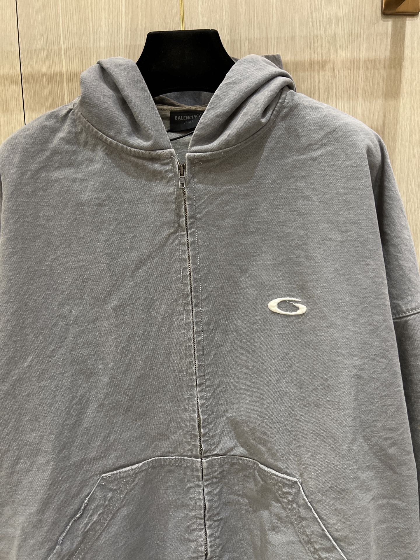 Balenciaga Distressed Denim Jacket - Stylish Gray Cotton Outerwear 4 i1764442759858 3021 0 2