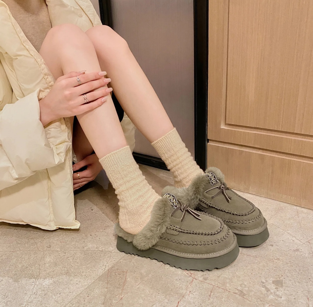 NO:484497,Reference #, snow boots, boots19860909上脚图参考#,雪地靴,boots,Women's Shoes