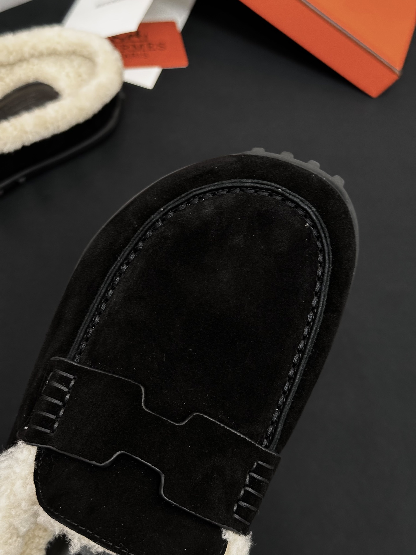 NO:646211,High-definition enlarged detail display of the upper - loafers, fur shoes, loafers19860909鞋面高清放大细节展示-,乐福鞋毛毛鞋,loafers,Women's Shoes