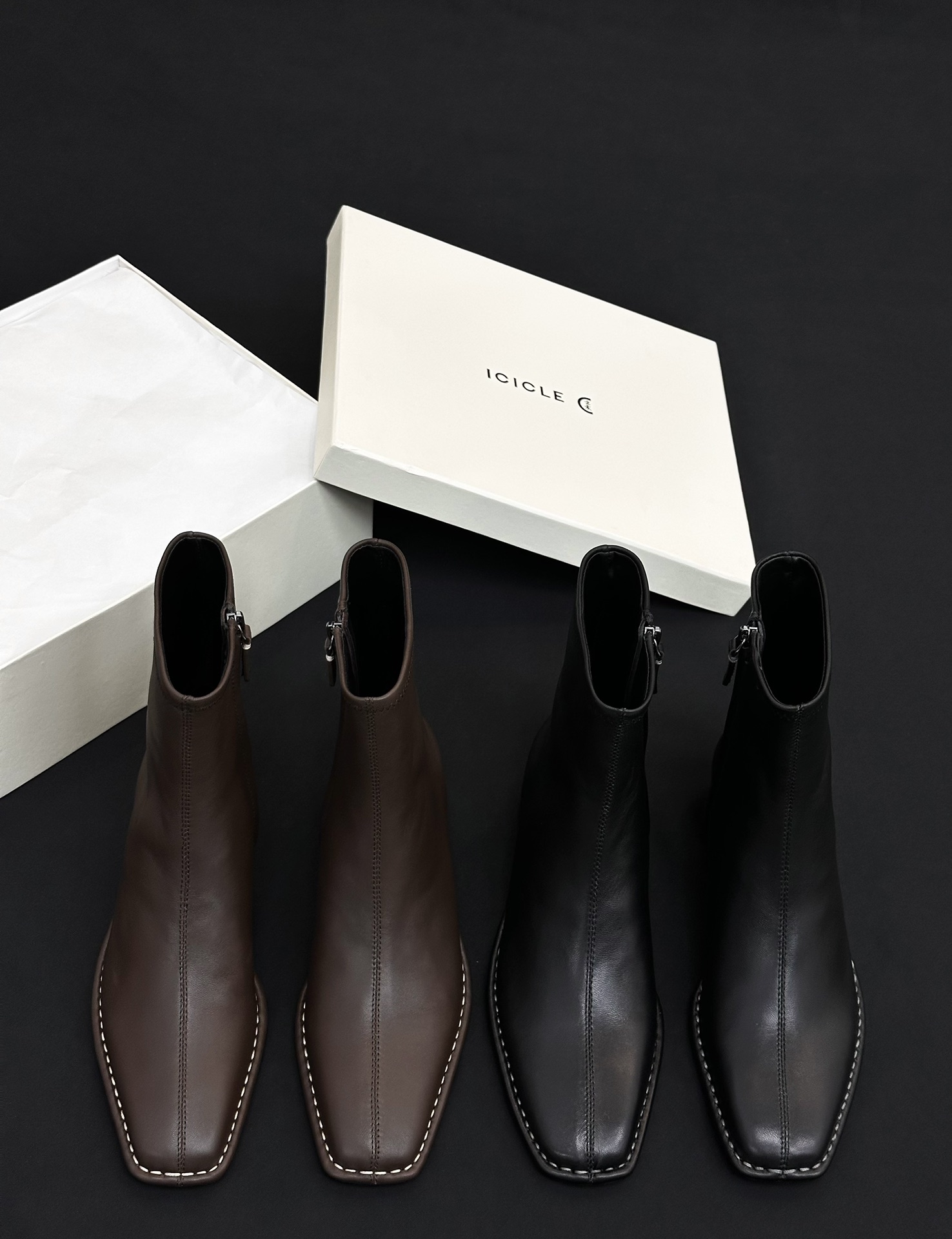 NO:646122,Dongguan-made high-quality ICICLE thick-heel vegetable-kneaded stretch boots. This is Zhihe's very popular sheepskin stretch boots. This style is a whole leather splicing style, which is relatively simple. Thick-heeled stretch sheepskin. The area close to the foot: stretch sheepskin (vegetable tanned series). The insole and lower part are vegetable-tanned sheepskin. The upper material is vegetable-tanned sheepskin, and the inner material is also vegetable-tanned sheepskin.  Large base leather wood heel genuine leather outsole Heel height 6.5cm Size 35/36/37/38/39, boots, boots, sheepskin, Leather soles19860909莞产高品质ICICLE之禾 粗跟植揉弹力靴 这款是之禾非常火爆的羊皮弹力靴这个款式是整张皮质拼接款式会比较简约 粗跟弹力羊皮 接近脚口的部位:弹力羊皮革(植鞣系列).垫脚和下帮部位植鞣羊皮. 鞋面 材质植鞣羊皮 内里材质也是植鞣羊皮 大底层皮木跟真皮大底 跟高 6.5cm 尺码35/36/37/38/39,靴子,boots,sheepskin,Leather soles,Women's Shoes