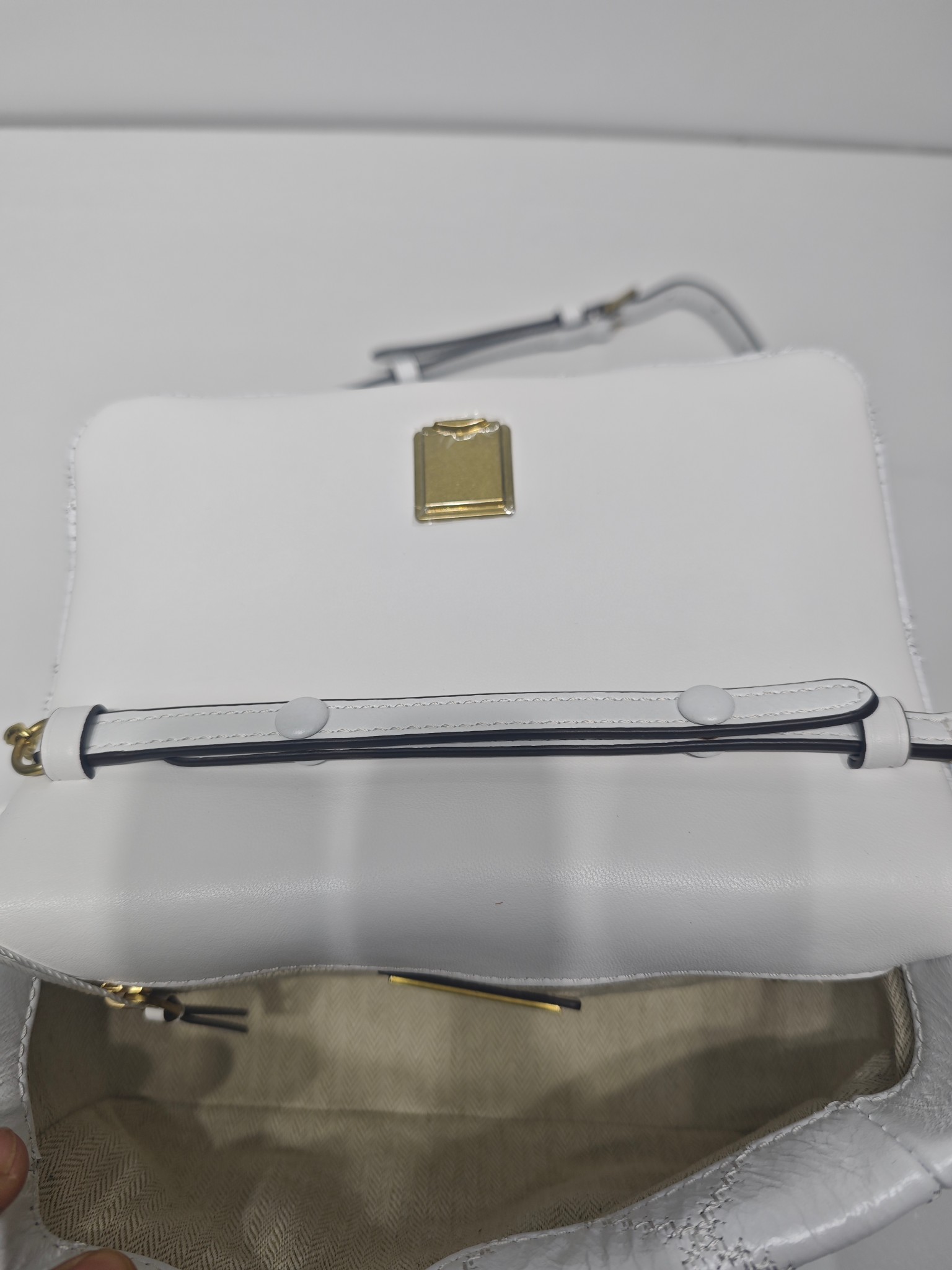 Tory Burch TB 新款willa全皮白色 了