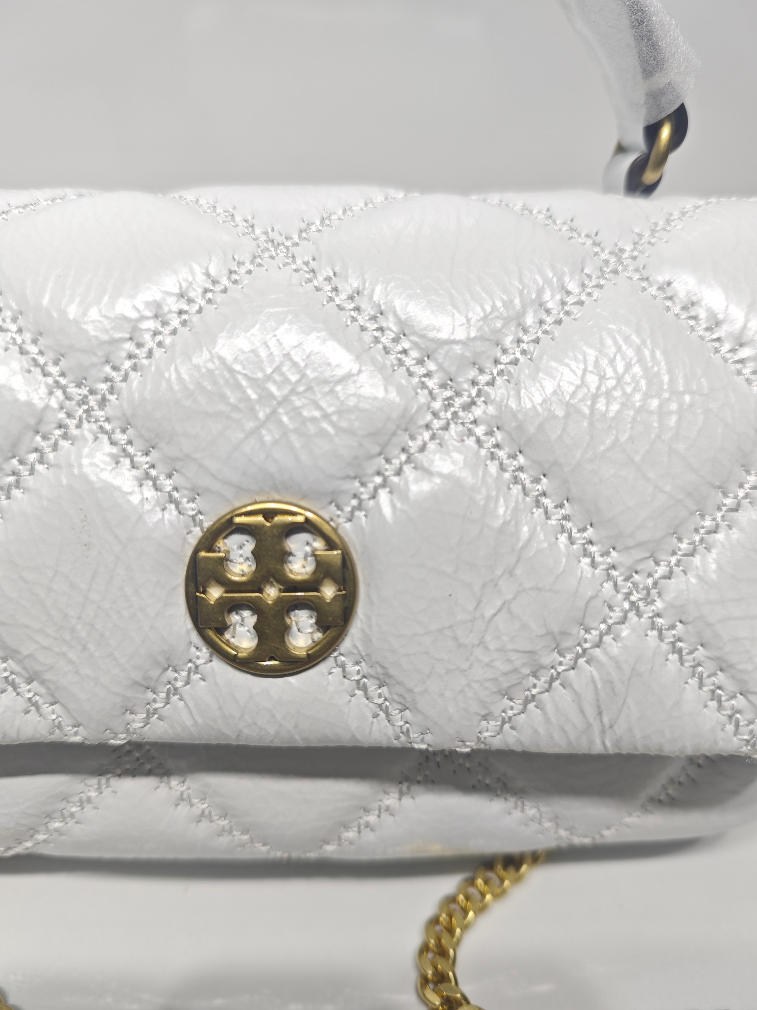 Tory Burch TB 新款willa全皮白色 了
