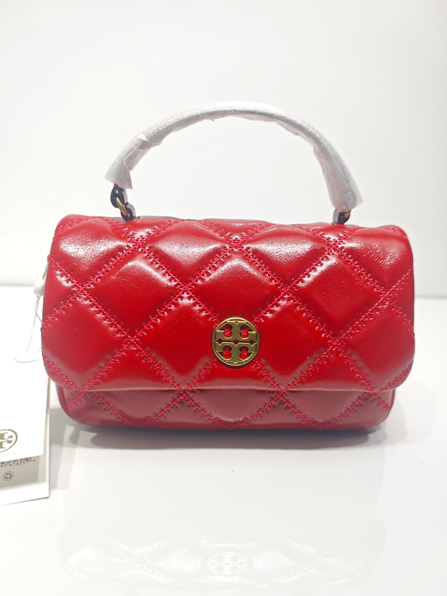 Tory Burch TB 新款willa全皮红色 了
