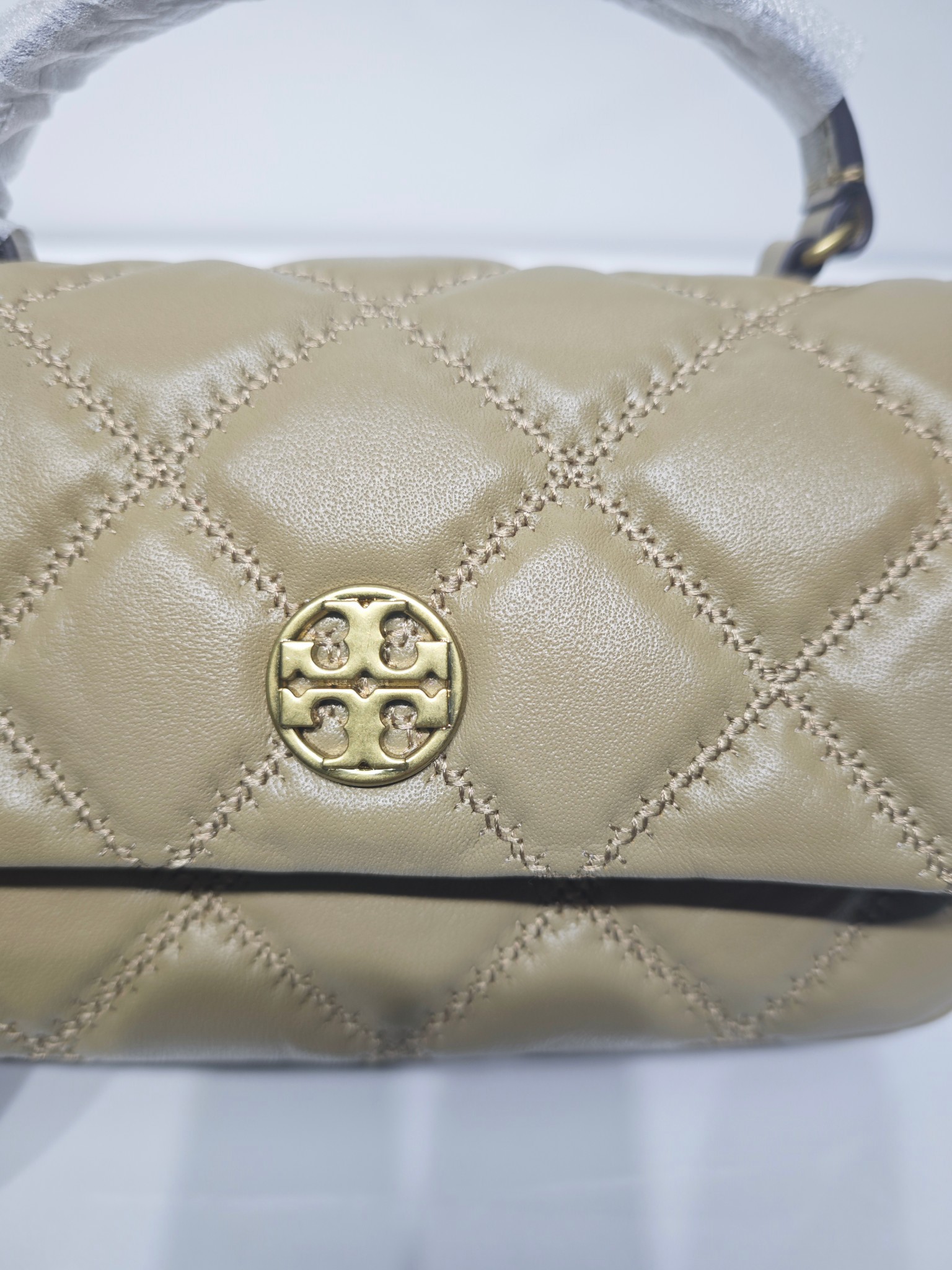 Tory Burch TB 新款willa全皮杏色 了