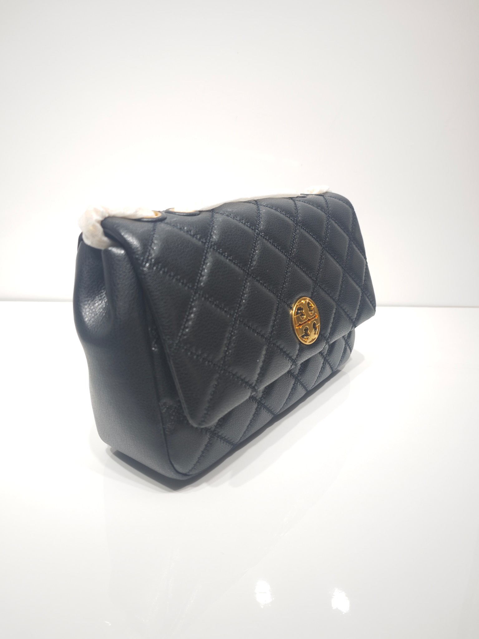 Tory Burch Willa系列大号黑色链条包
