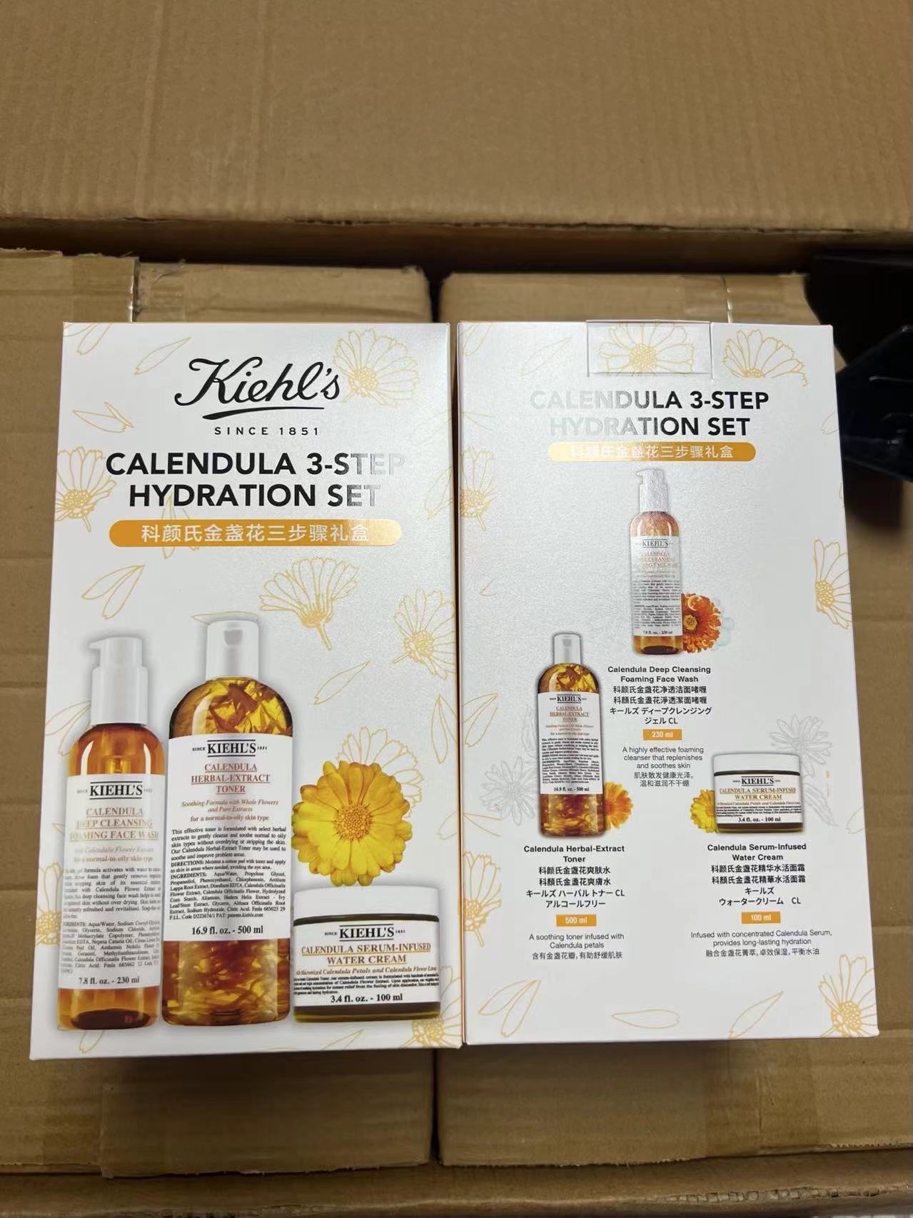 110. Kiehl's Calendula Three-Piece Set / Yue B version 🔜 Mingtong version. High quality❗️🇬🇧Kiehl's Calendula Three-P…