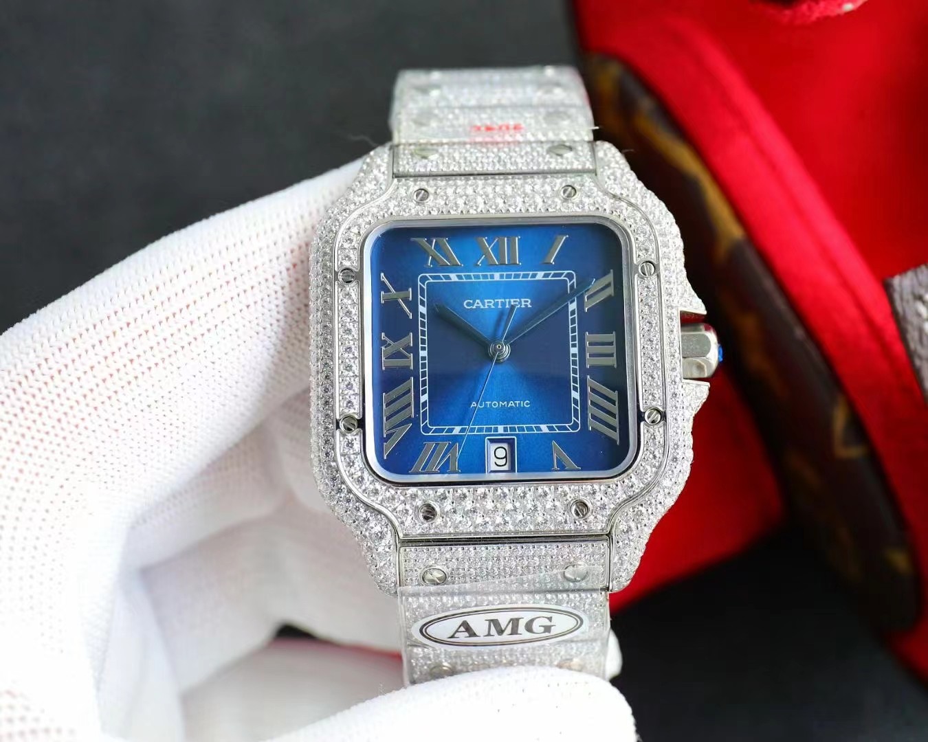 까르띠에 산토스 다이아몬드 에디션 AMG 공장 Cartier Watch 썸네일 이미지