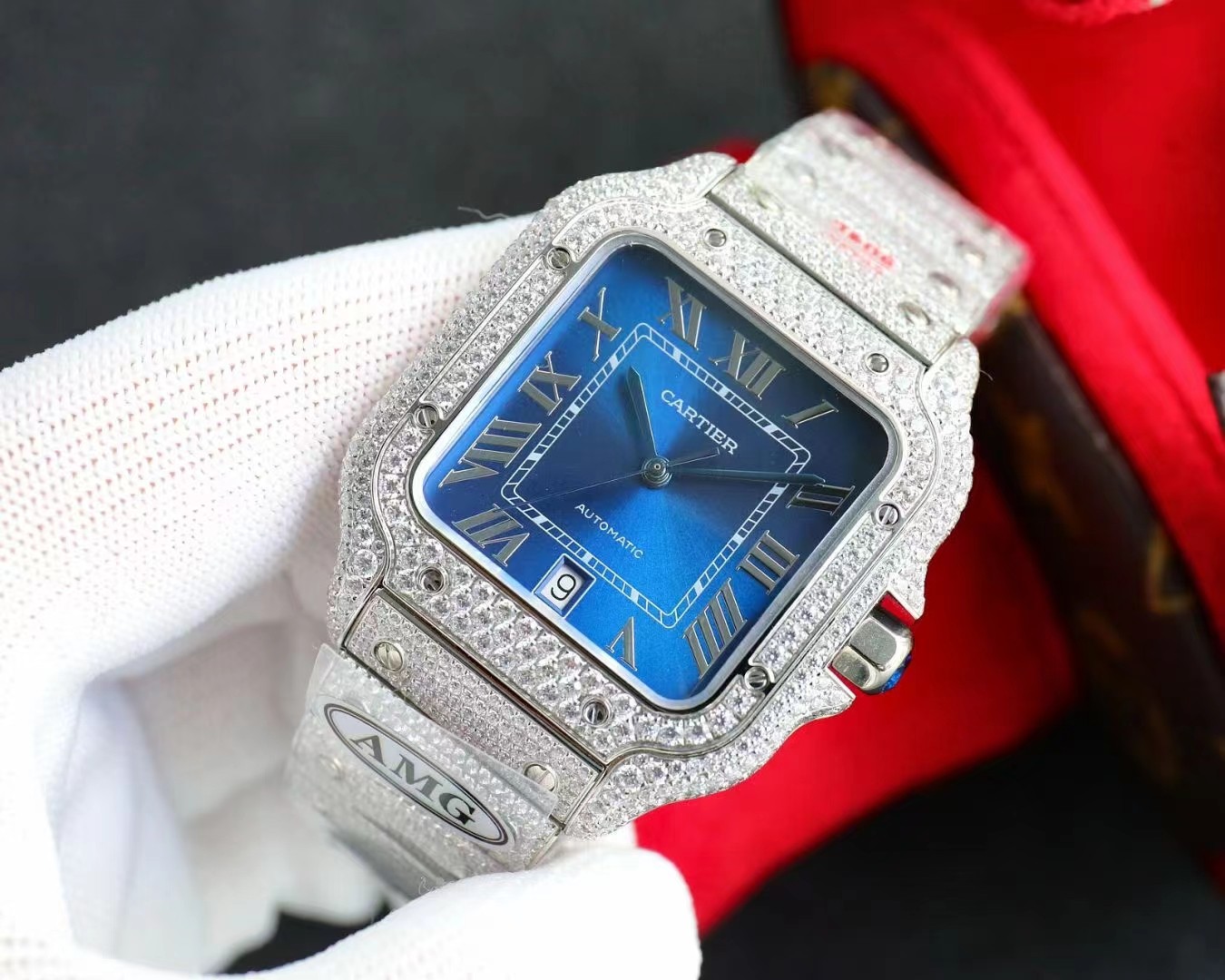 까르띠에 산토스 다이아몬드 에디션 AMG 공장 Cartier Watch 썸네일 이미지
