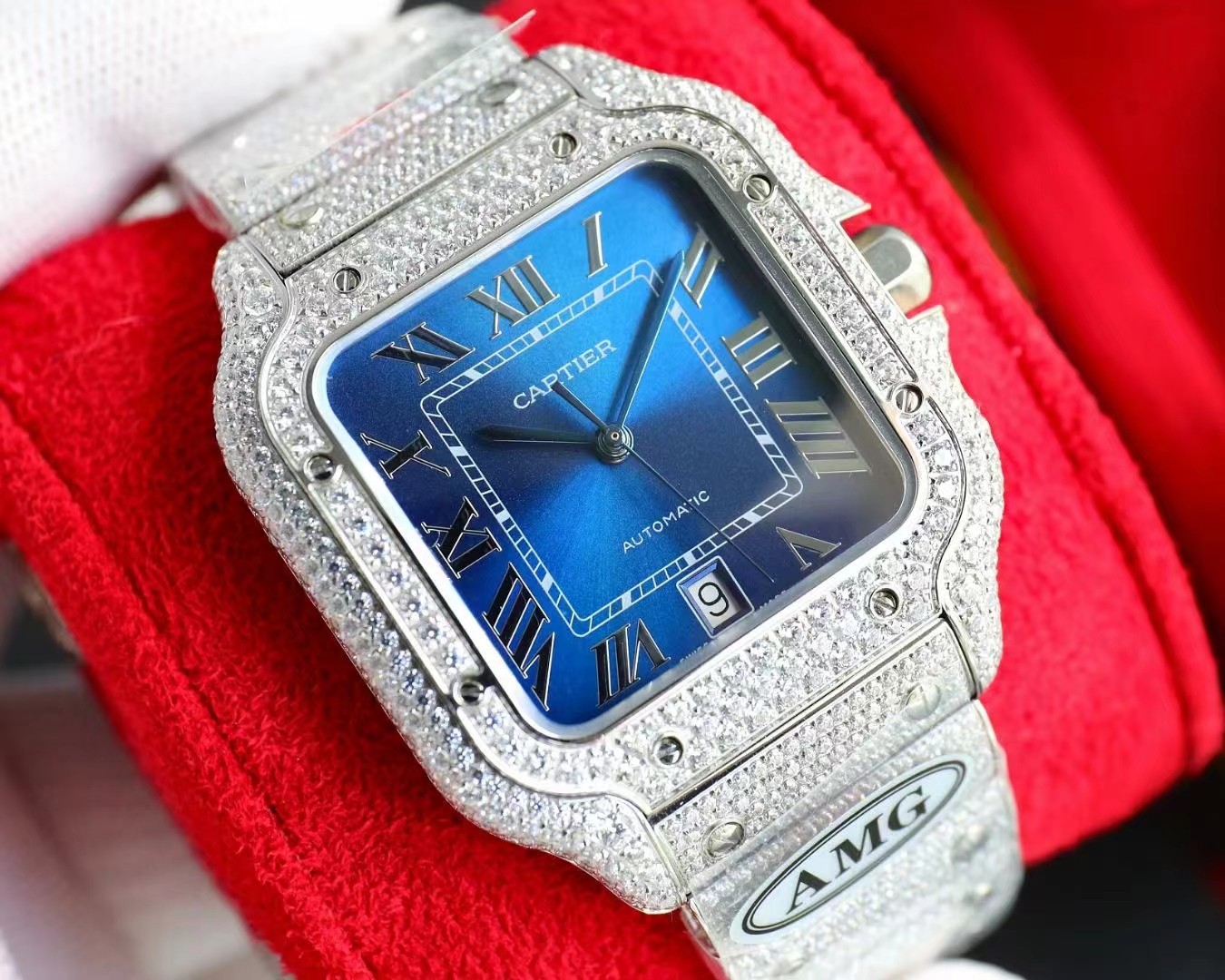 까르띠에 산토스 다이아몬드 에디션 AMG 공장 Cartier Watch 썸네일 이미지