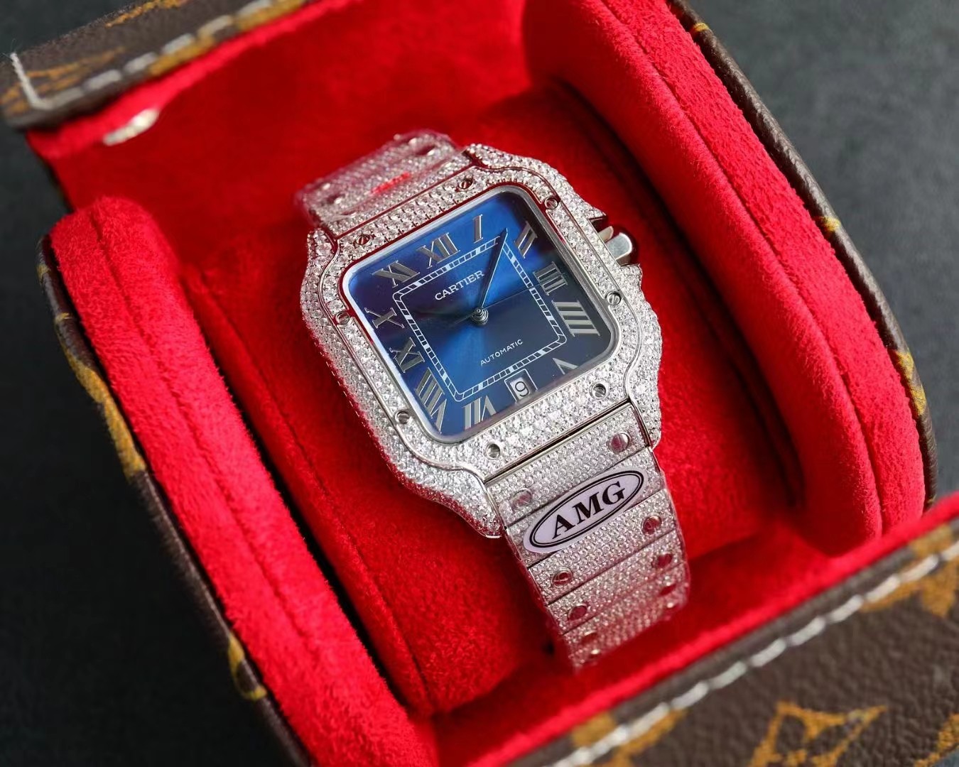 까르띠에 산토스 다이아몬드 에디션 AMG 공장 Cartier Watch 썸네일 이미지