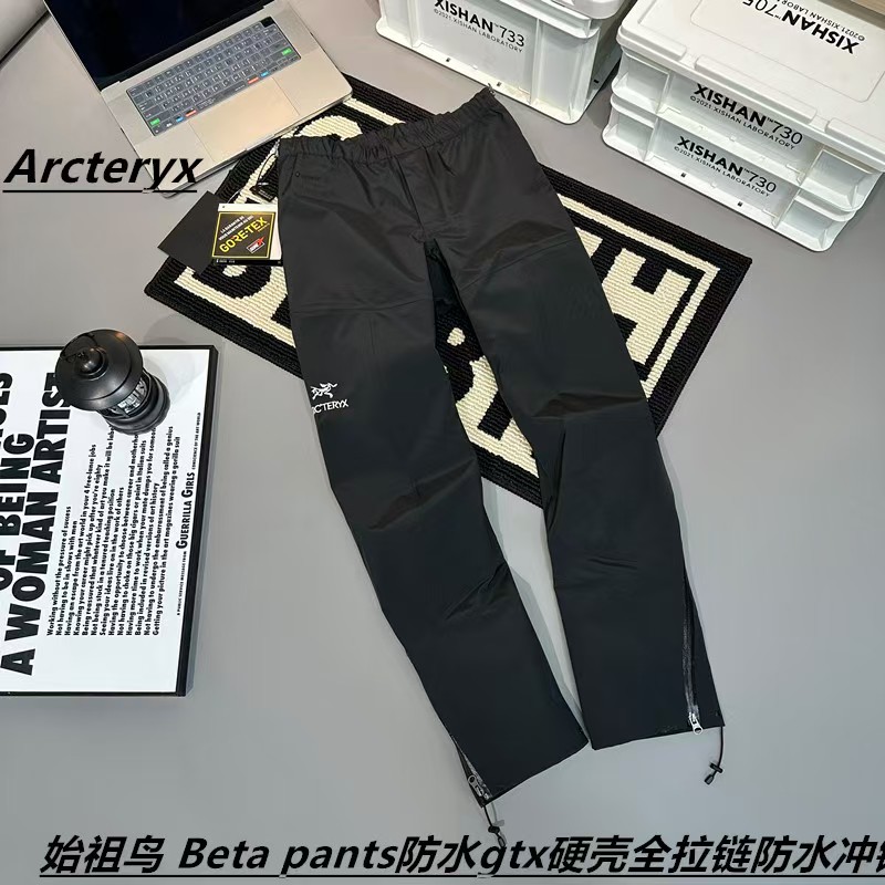 Arc'teryx Beta AR Waterproof Gore-Tex Pants Full Zip for Hiking, Black 1 a1739109015837 8870