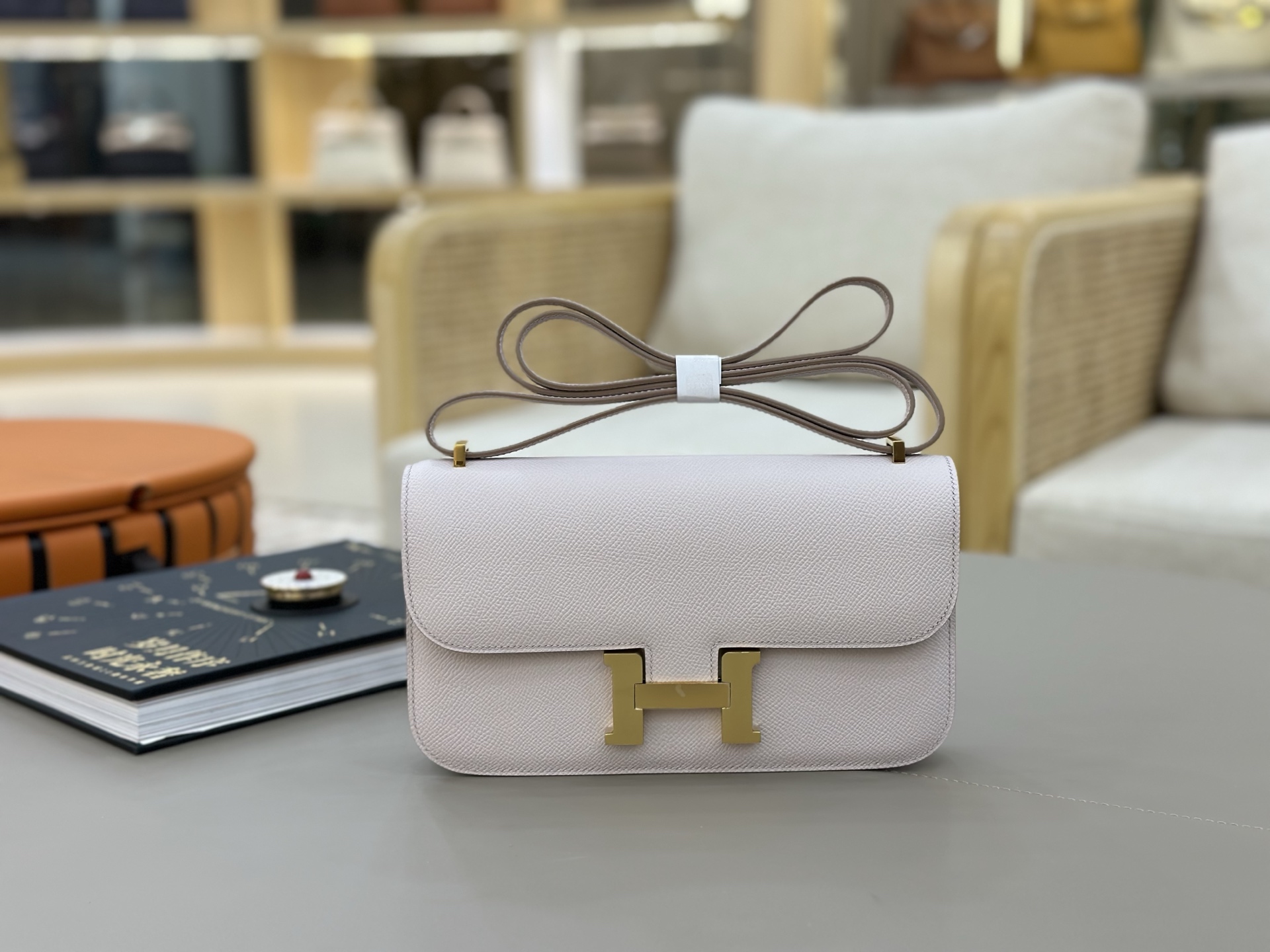 Hermes Style Pink Leather Bag Lookbook Reference image 1