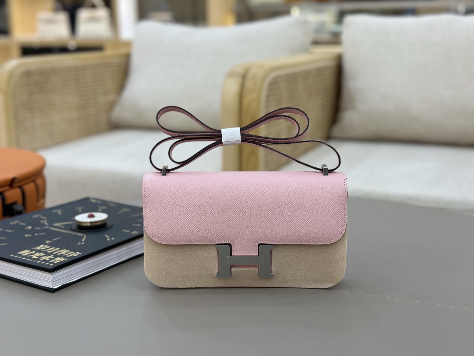 Hermes Style Pink Leather Bag Lookbook Reference image 1