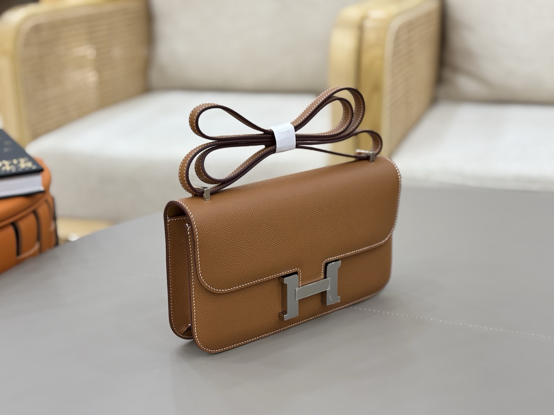 Hermes Style Brown Leather Bag Lookbook Reference image 2