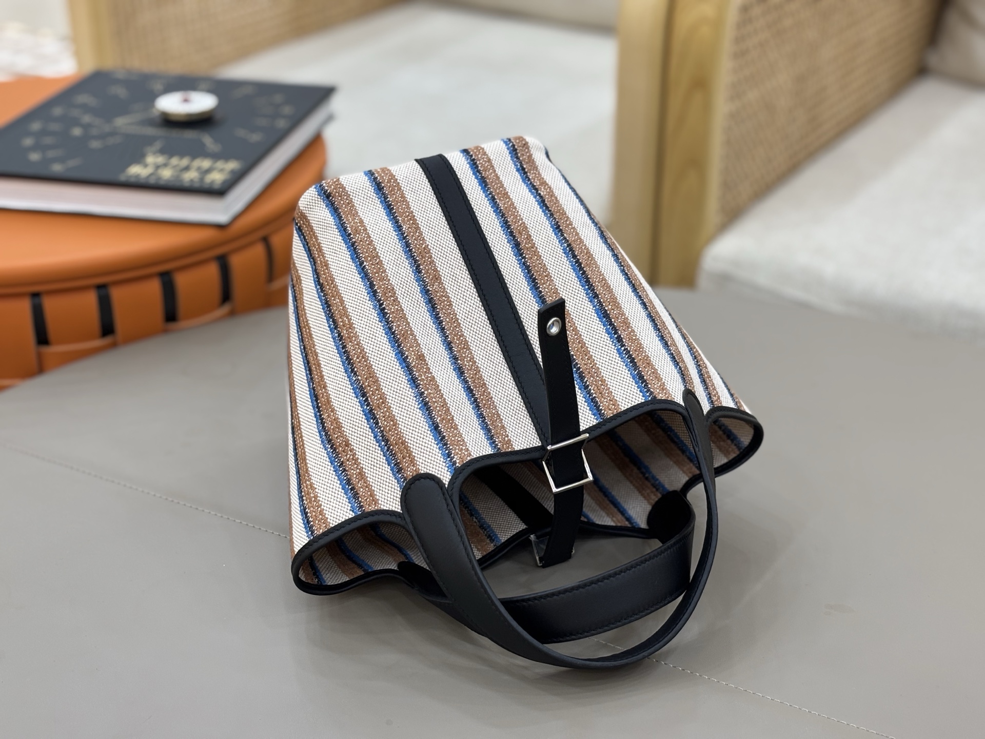 Striped Embroidered Bucket Bag - Stylish & Functional 2025 Design 7 i1750080833759 4745 0 5