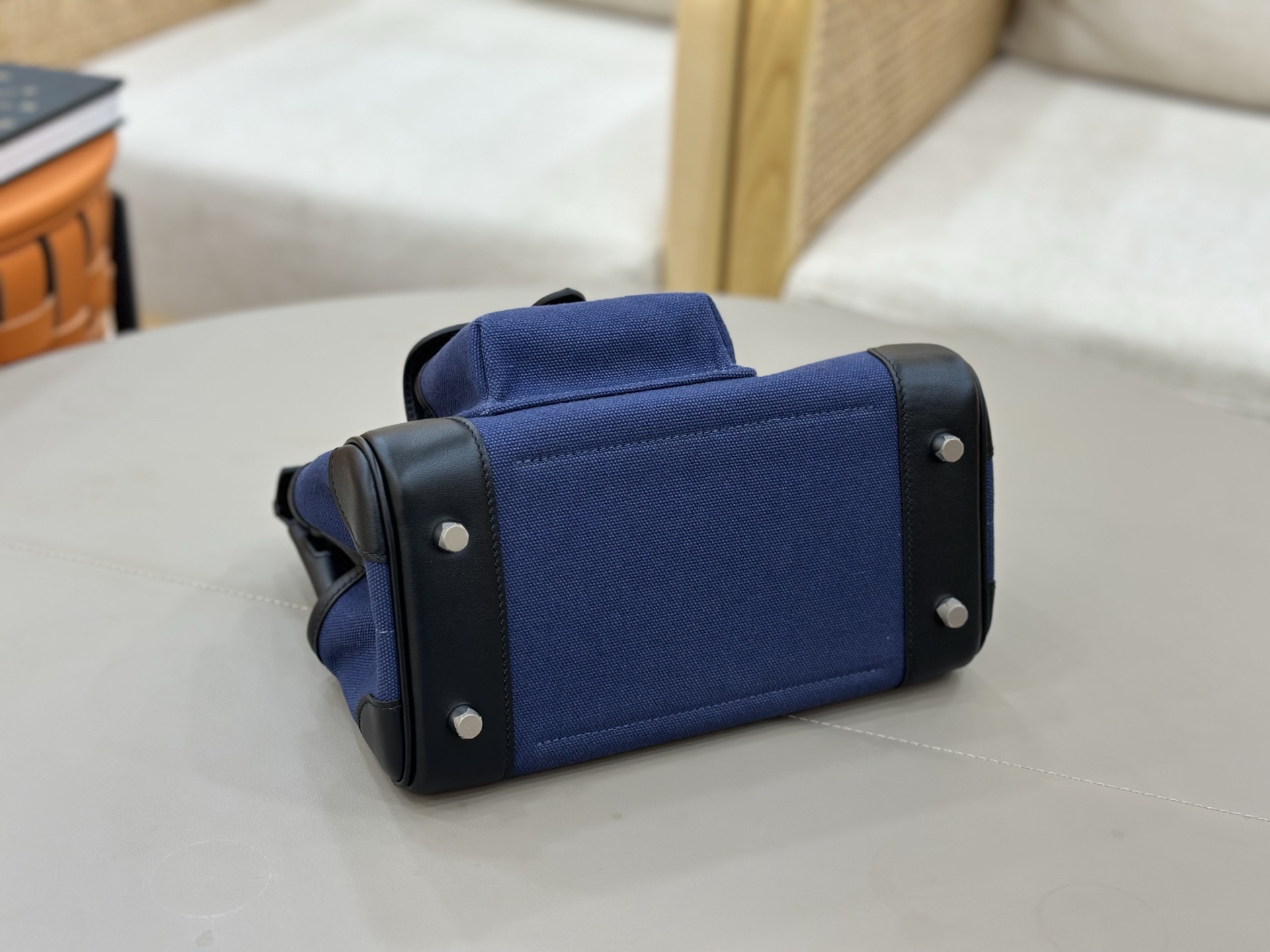 Hermes Cargo 25 Blue and Black 25cm everyday